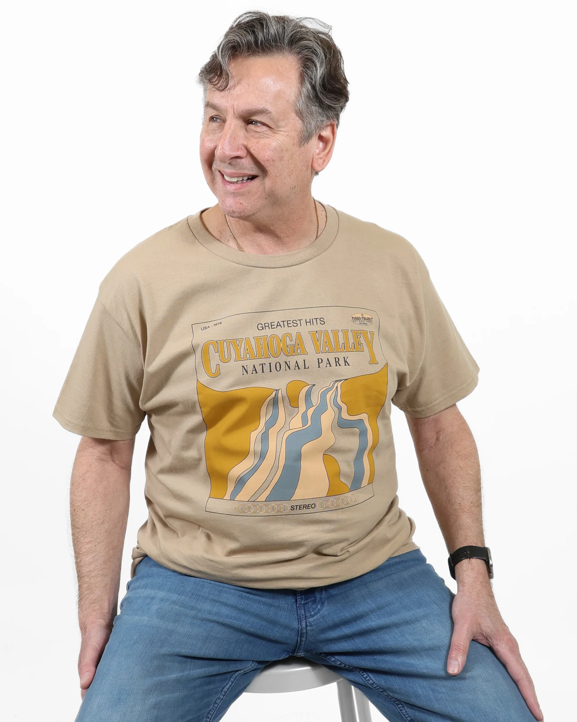 PARKS PROJECT - CUYAHOGA VALLEY NATIONAL PARK GREATEST HITS T-SHIRT - Image 3