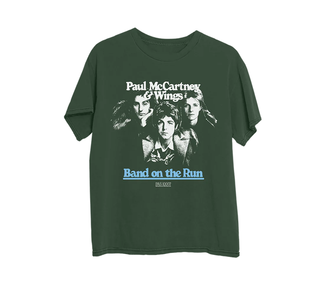 PAUL MCCARTNEY & WINGS - BAND ON THE RUN T-SHIRT