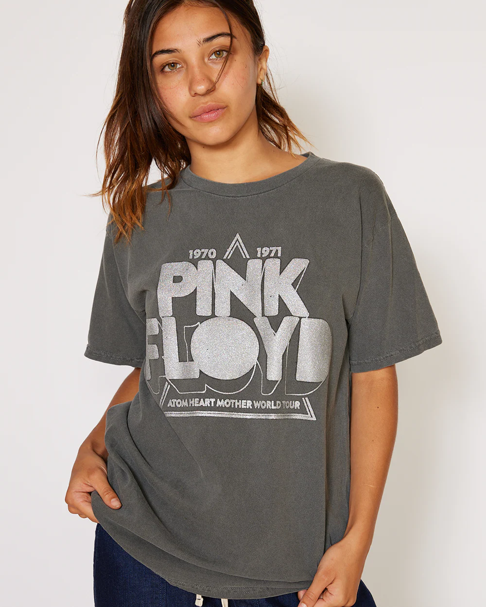 PINK FLOYD - WORLD TOUR GLITTER T-SHIRT - Image 2
