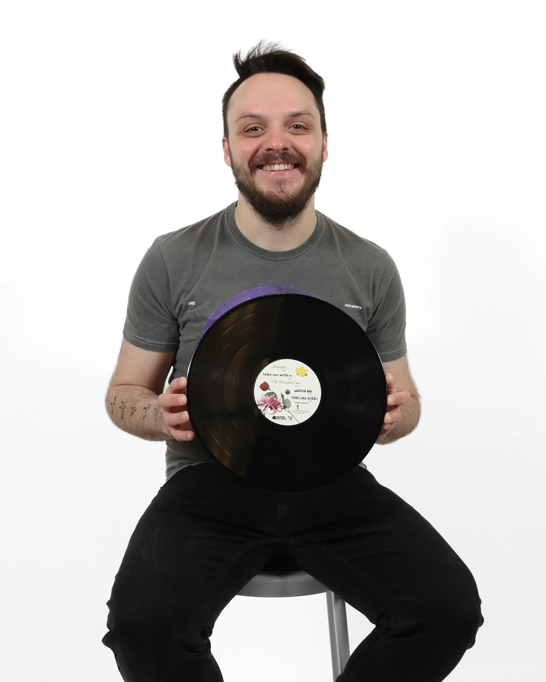 PRINCE - PURPLE RAIN SHIRT & VINYL RECORD BUNDLE - Image 3