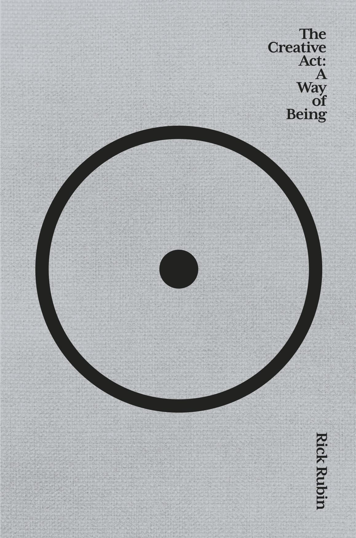 RICK RUBIN - THE CREATIVE ACT: A WAY OF BEING - HARDCOVER - BOOK