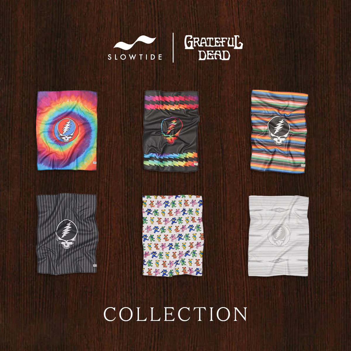 GRATEFUL DEAD x SLOWTIDE - RIPPLE QUICK DRY KITCHEN TOWEL - Image 6