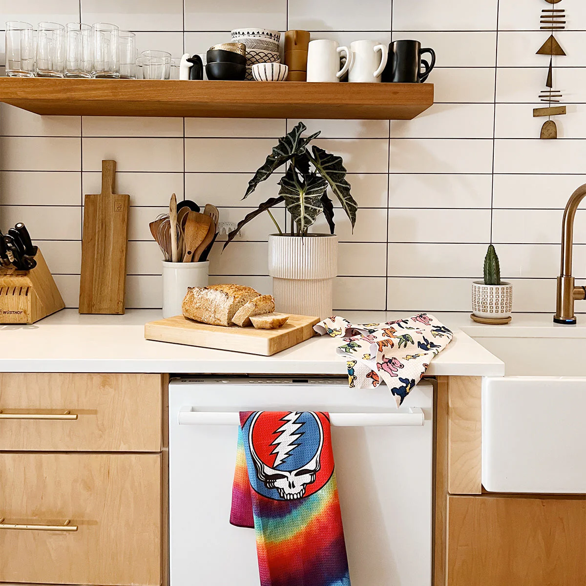 GRATEFUL DEAD x SLOWTIDE - RISE UP QUICK DRY KITCHEN TOWEL - Image 3