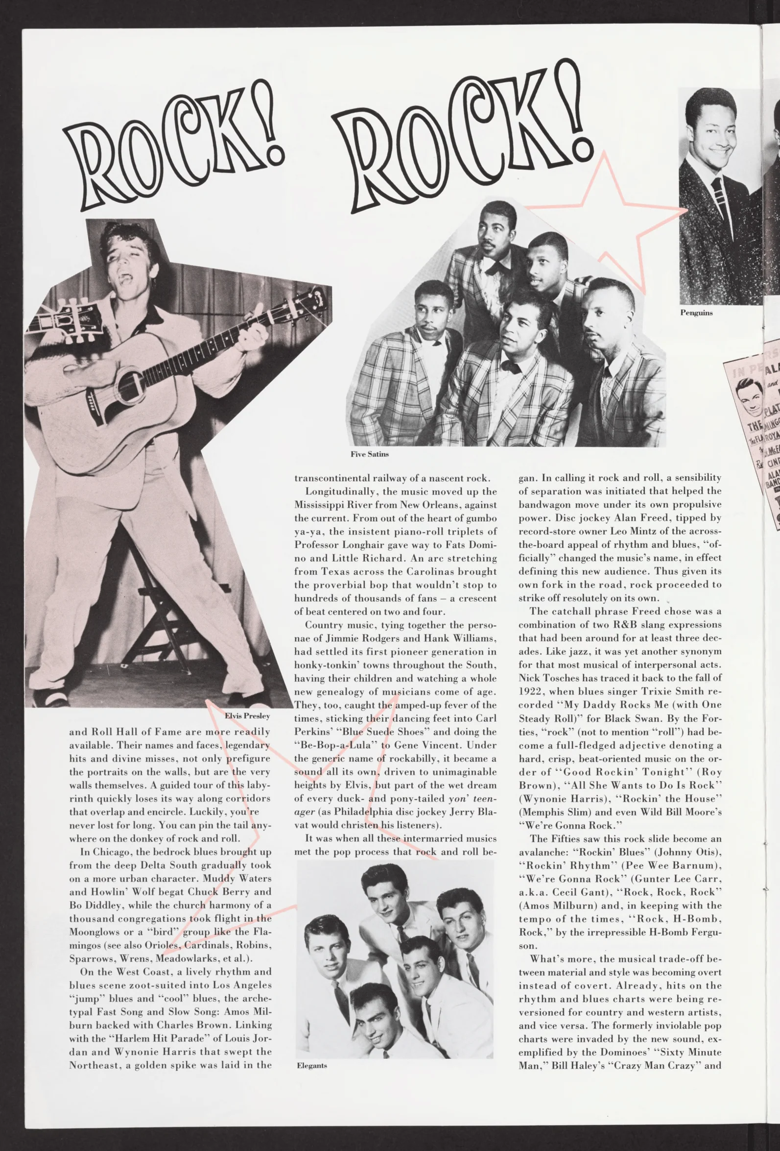 ROCK HALL 1986 - INDUCTION PROGRAM - Image 3
