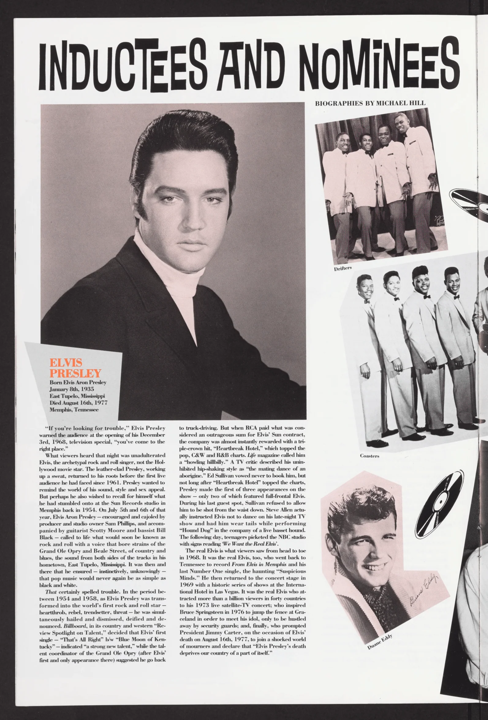 ROCK HALL 1986 - INDUCTION PROGRAM - Image 5