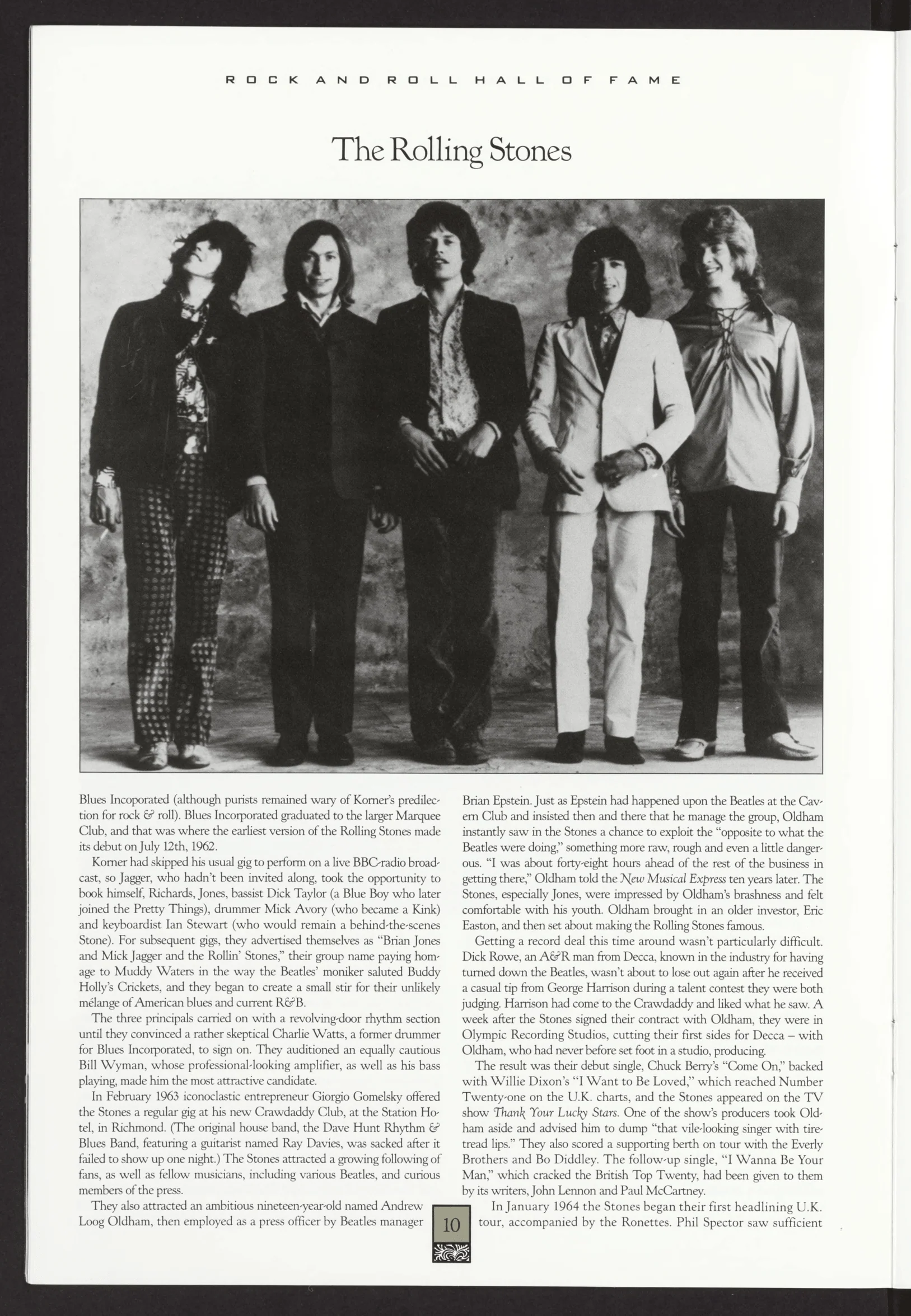 ROCK HALL 1989 - INDUCTION PROGRAM - Image 5
