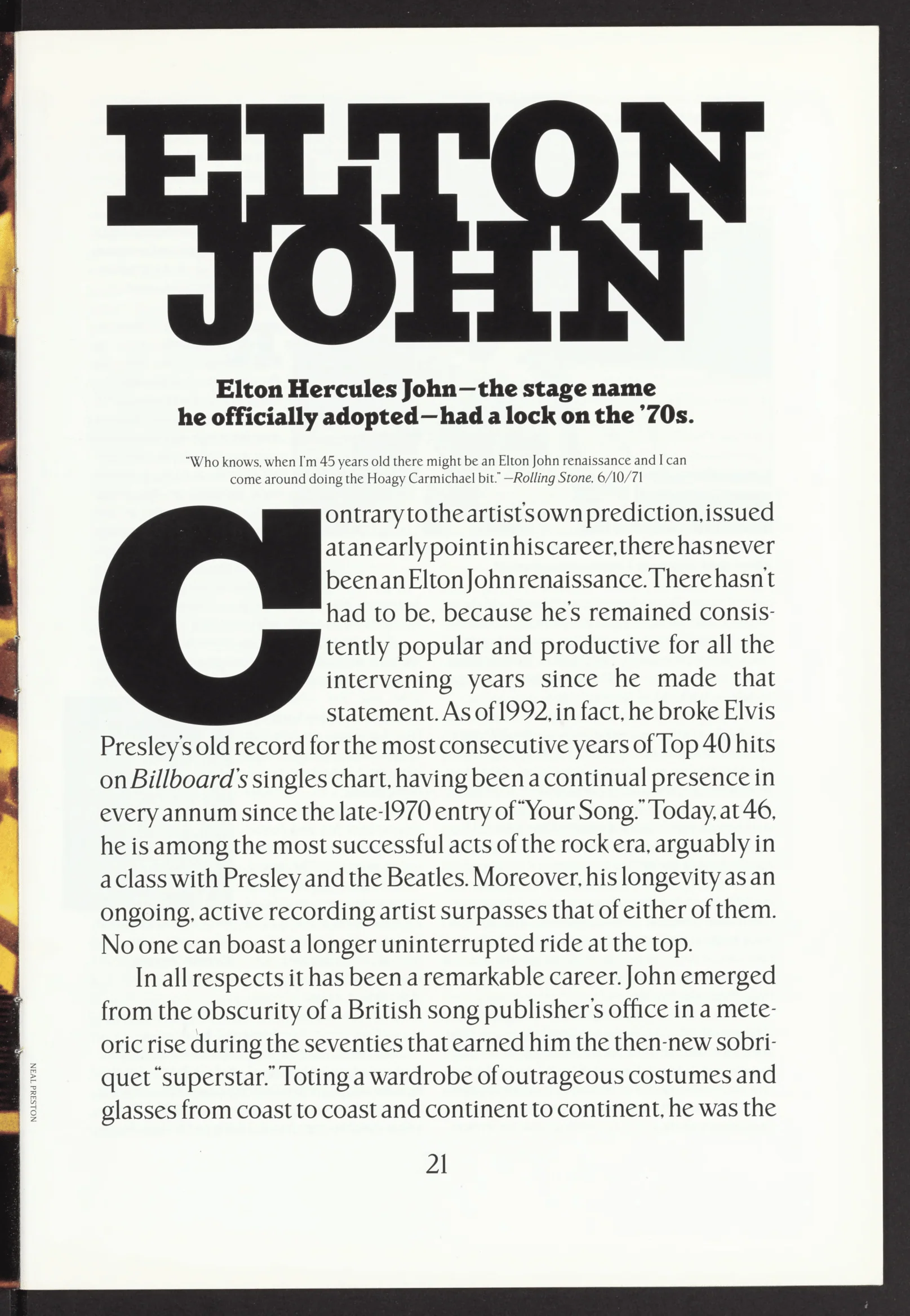 ROCK HALL 1994 - INDUCTION PROGRAM - Image 7