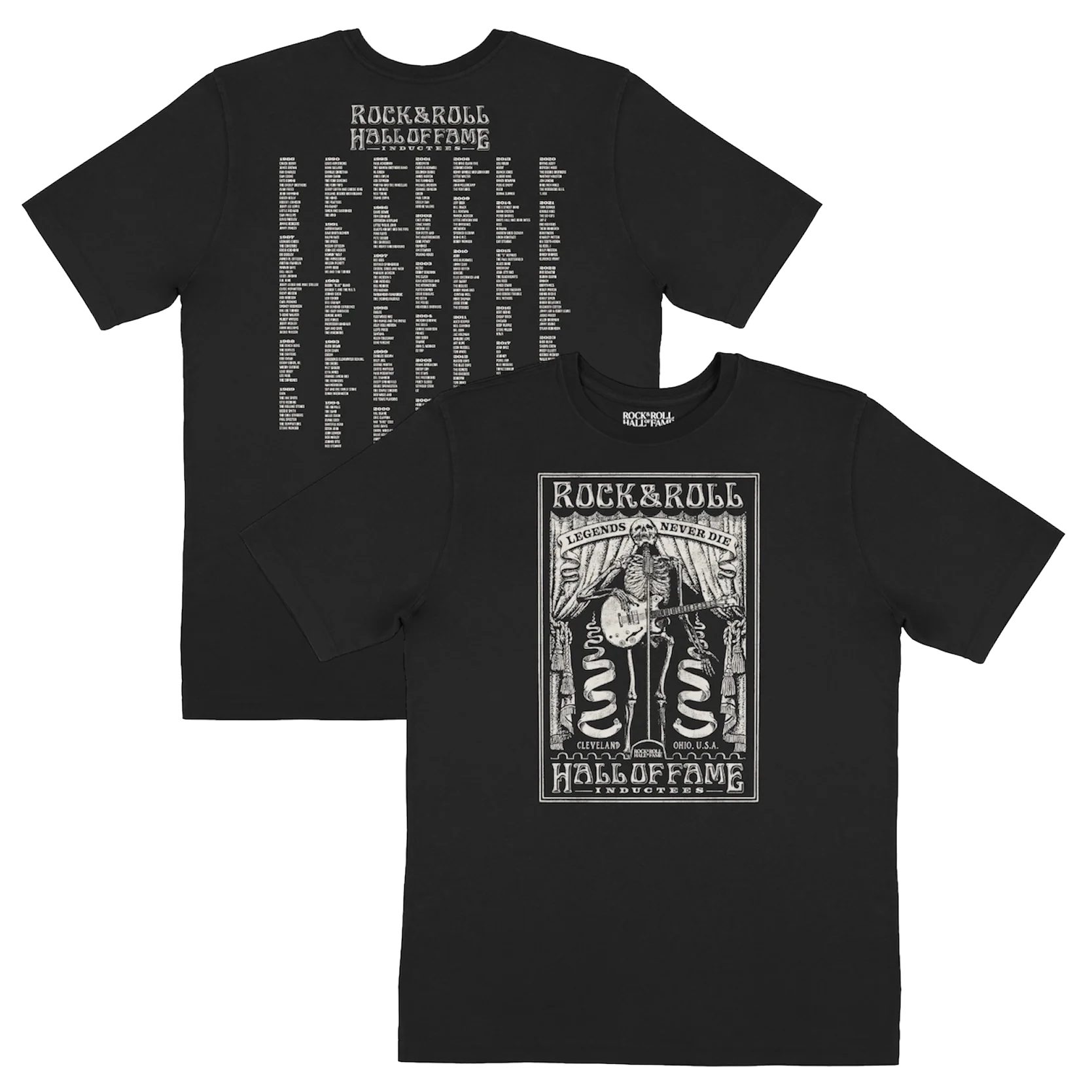 ROCK HALL 2026 - LEGENDS NEVER DIE ENCYCLOPEDIA T-SHIRT - Image 4