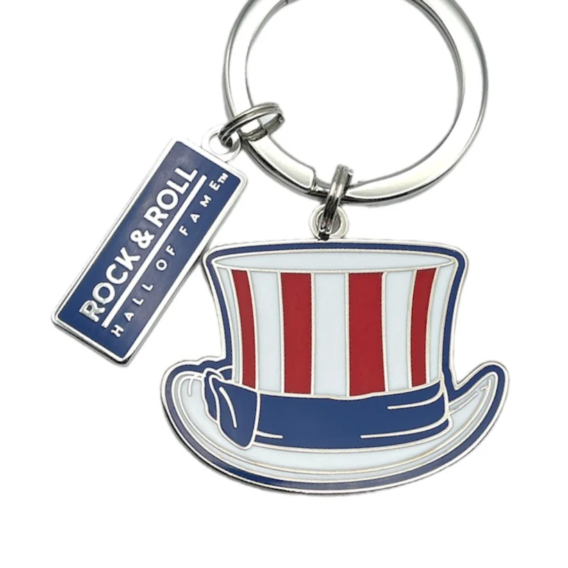 ROCK HALL AMERICANA HAT KEYRING