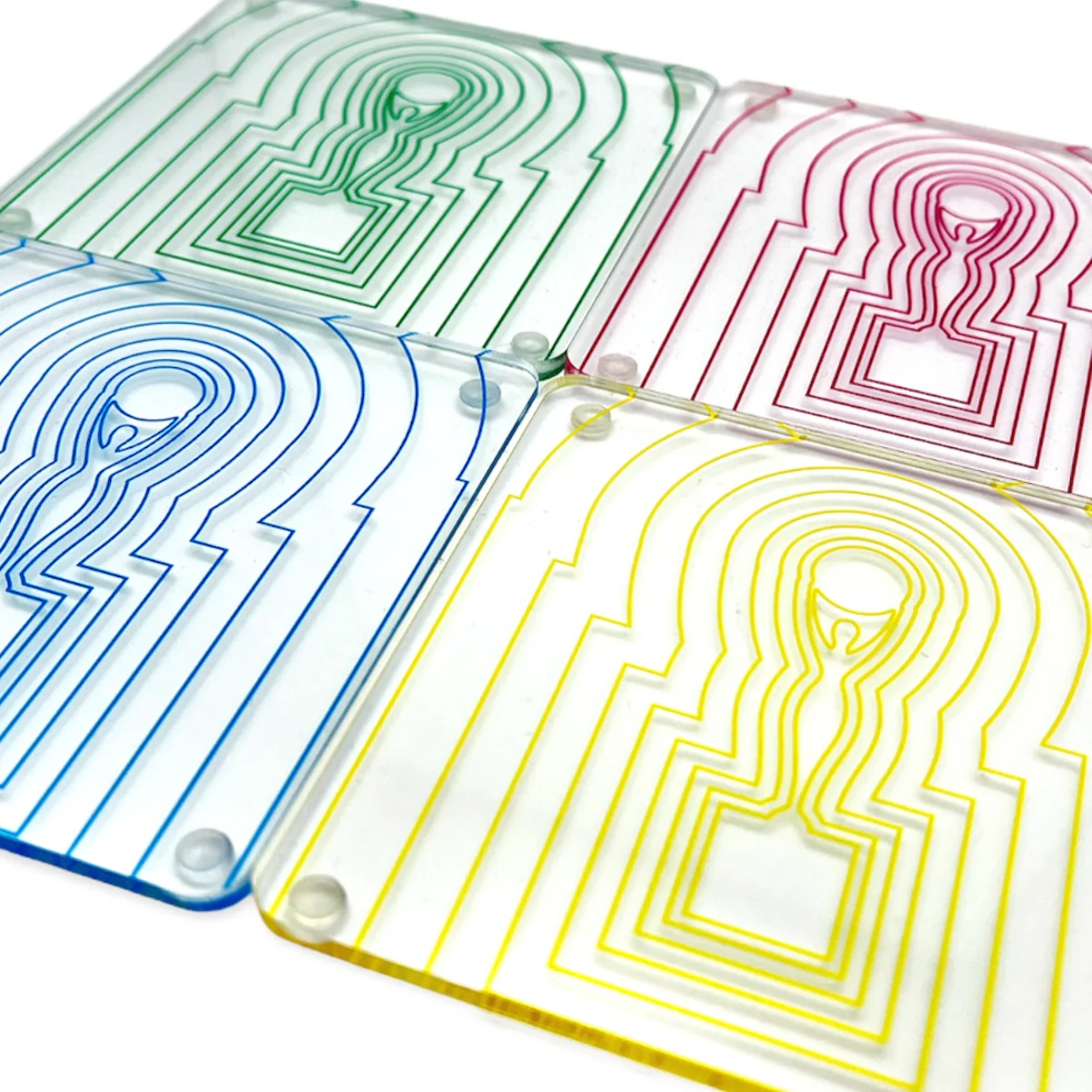 ROCK HALL AURA TROPHY COASTER SET - Image 2