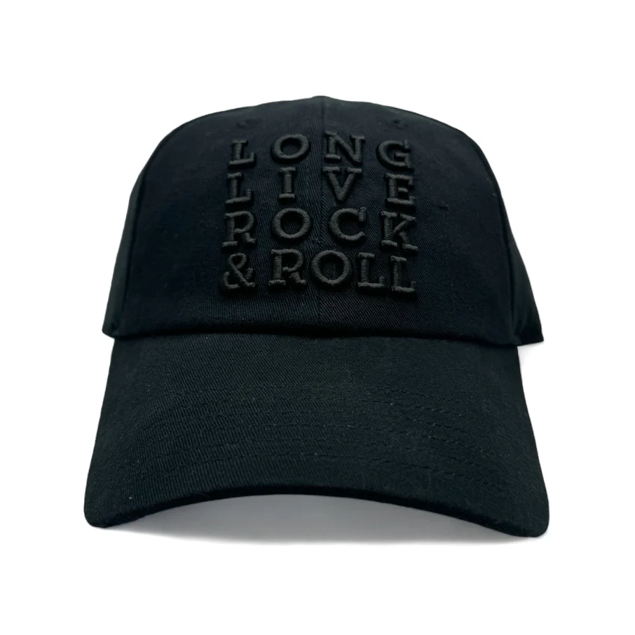 ROCK HALL BLACK LONG LIVE ROCK & ROLL HAT - Image 3