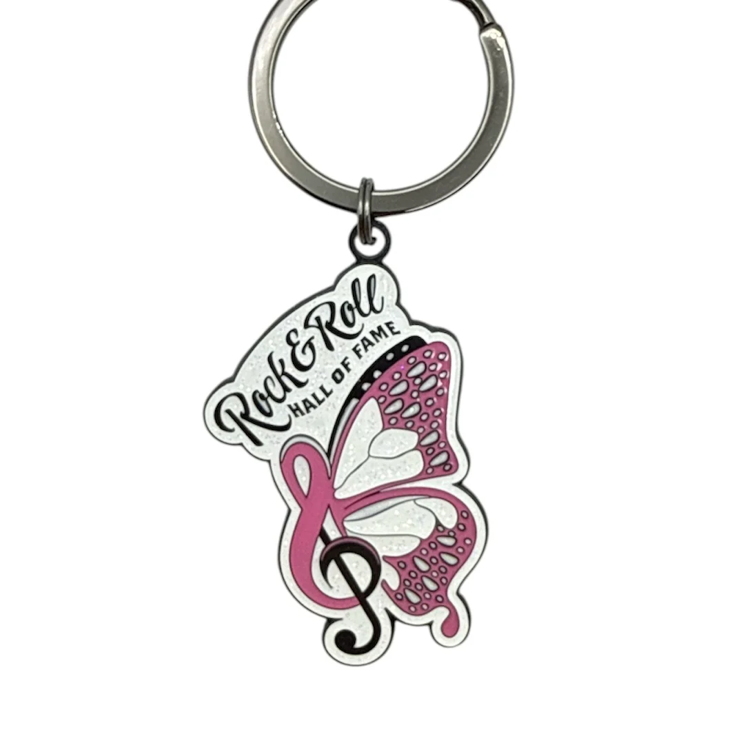 ROCK HALL BUTTERFLY CLEF KEYRING