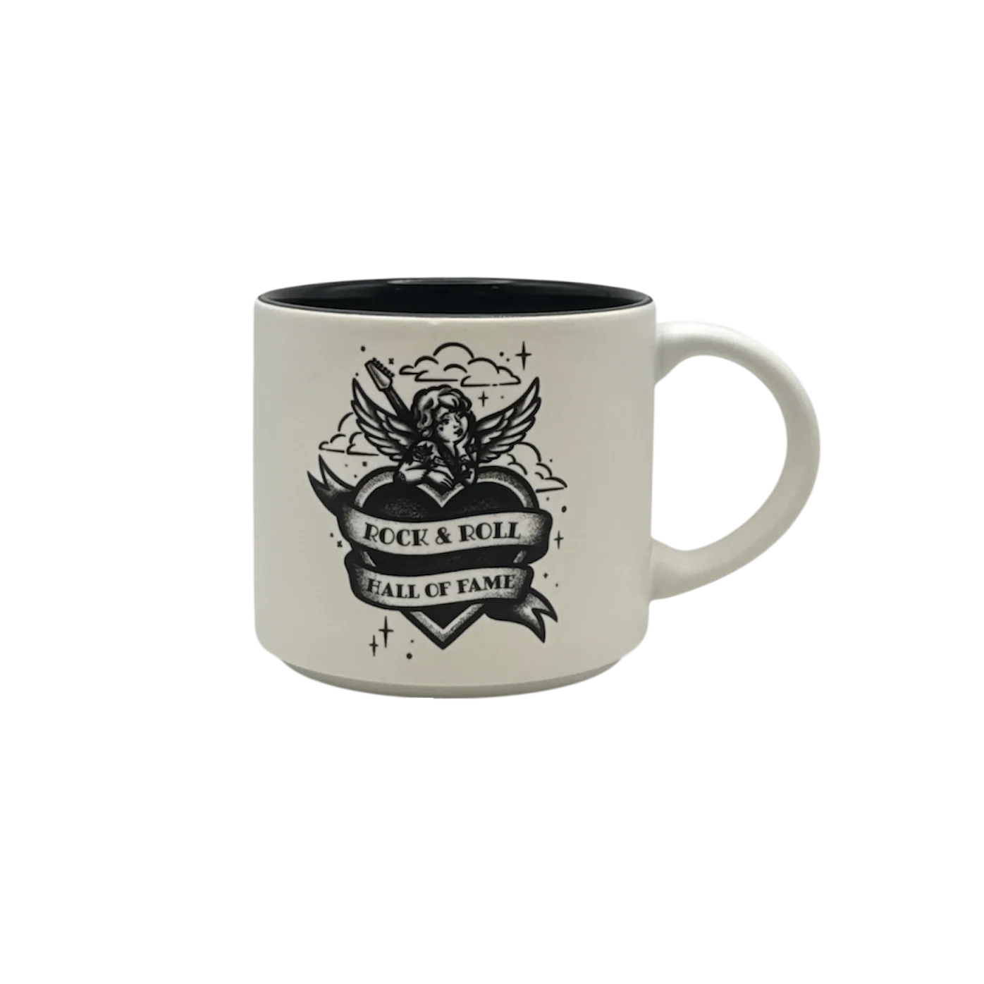 ROCK HALL CHERUB HEART MUG