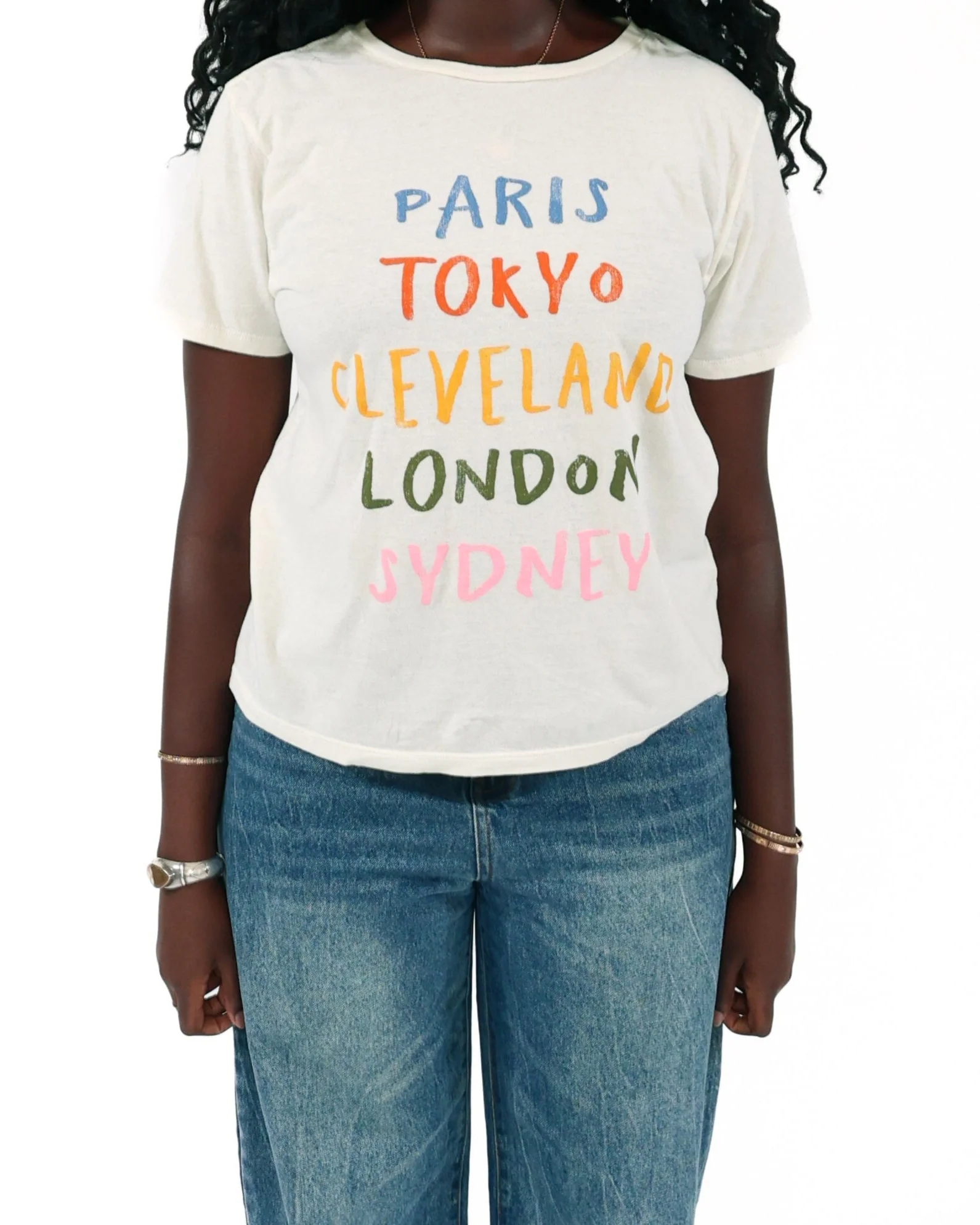 ROCK HALL COLORFUL CITIES FITTED T-SHIRT - Image 2