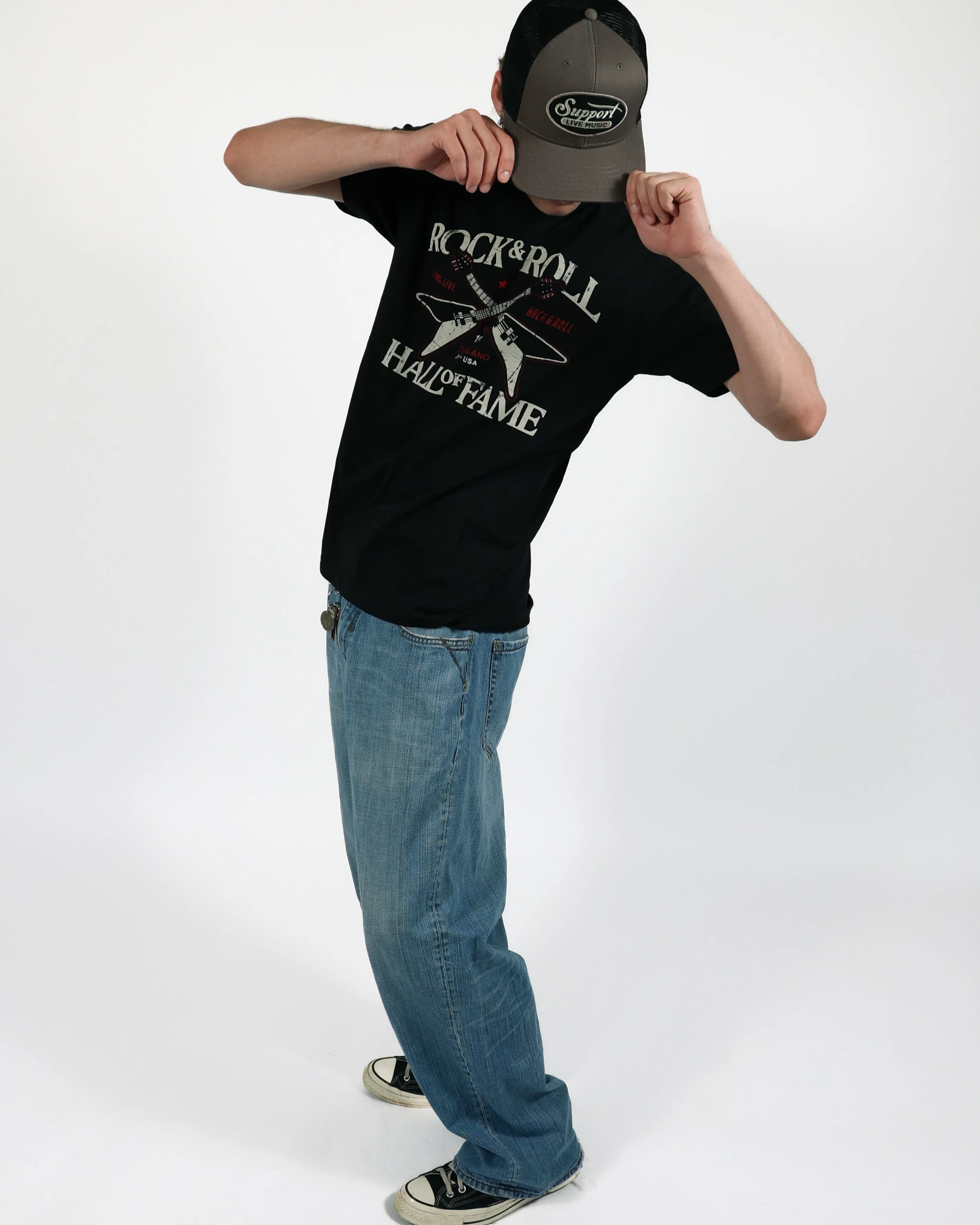 ROCK HALL CROSSED FLYING V'S T-SHIRT - Image 3