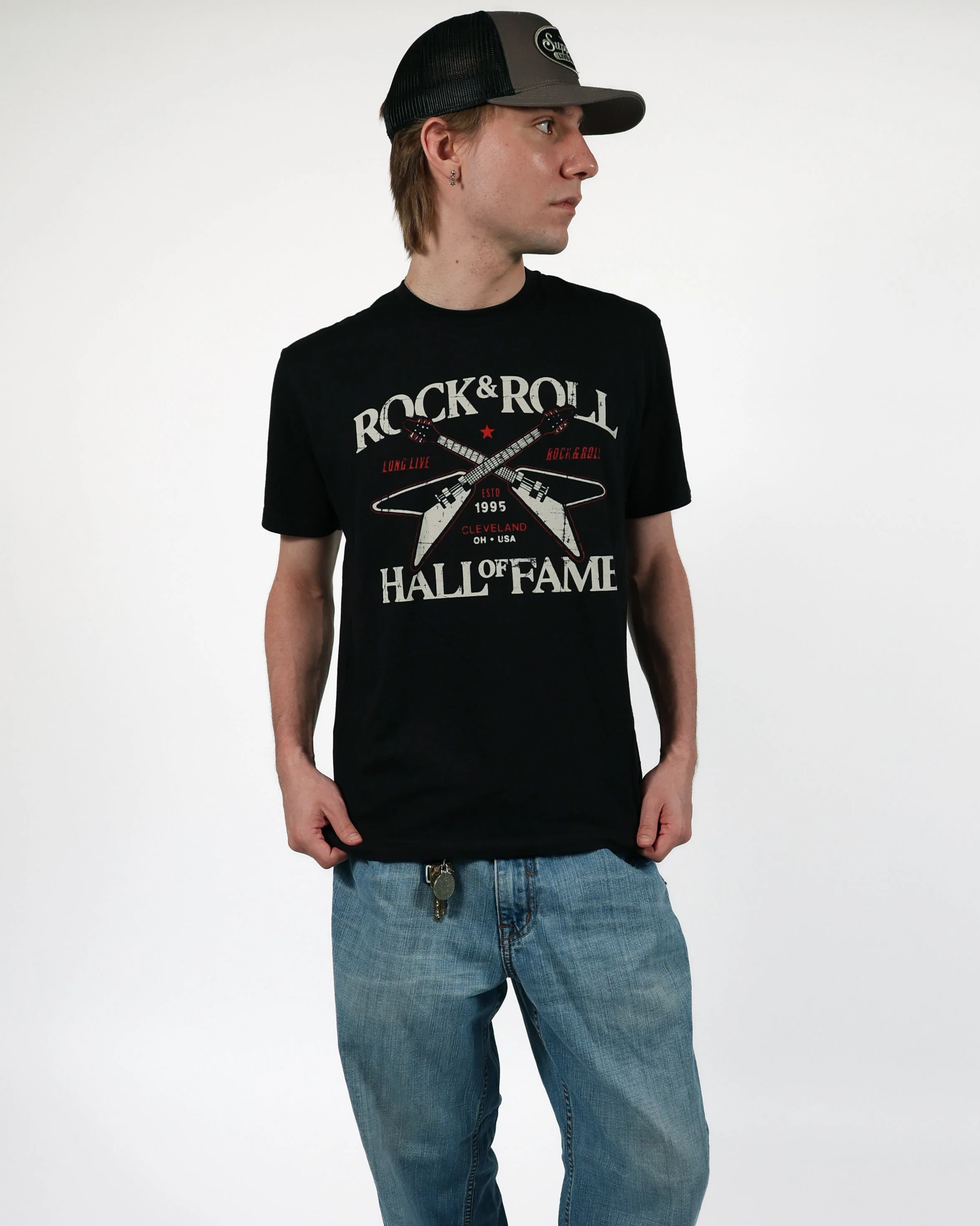 ROCK HALL CROSSED FLYING V'S T-SHIRT - Image 4