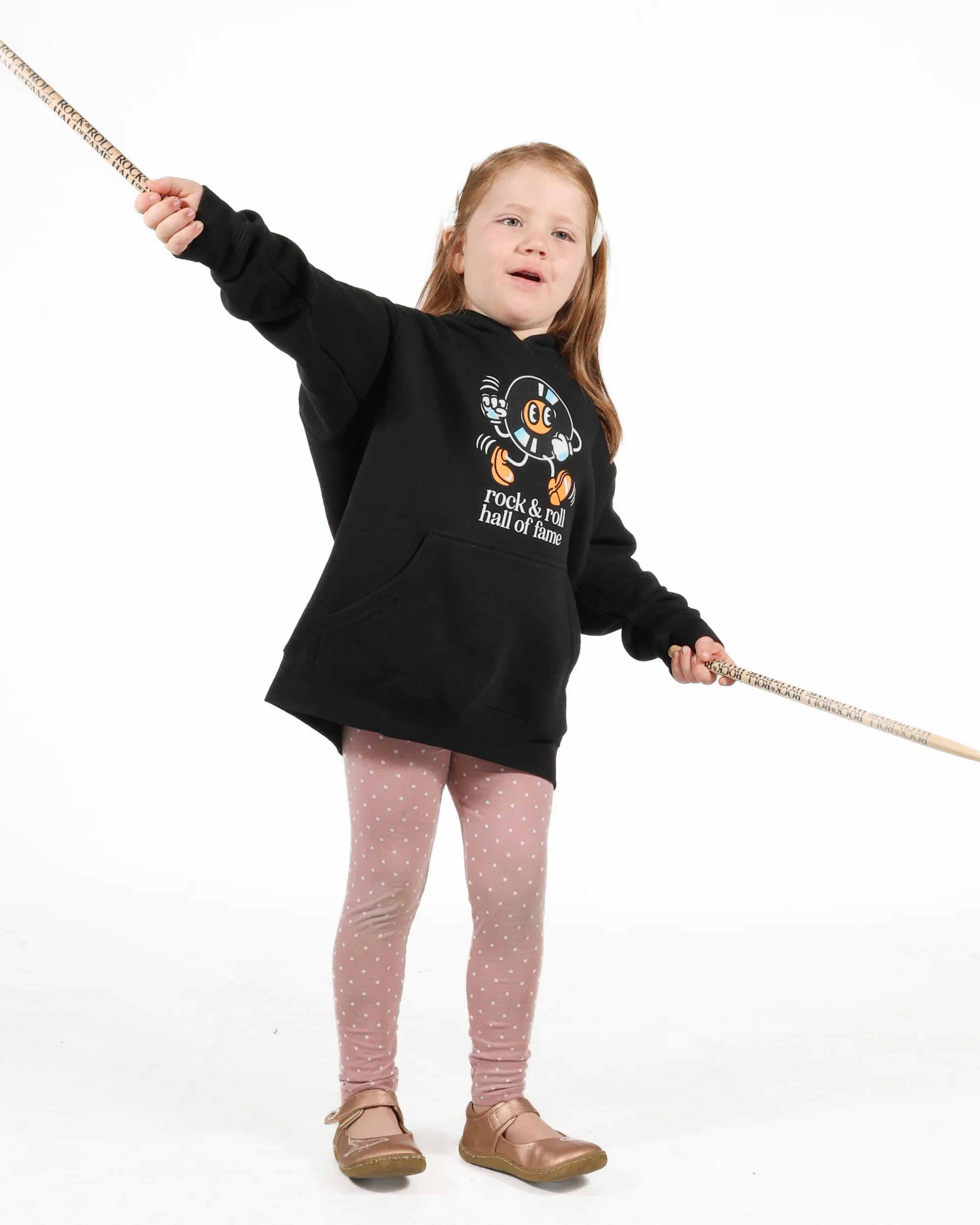 ROCK HALL GROOVE TO YOUR OWN BEAT VINYL KIDS HOODIE - Image 3