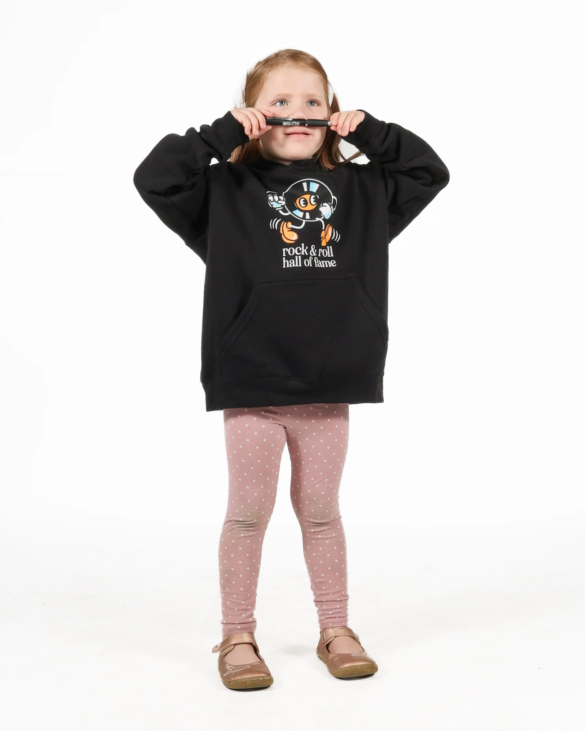 ROCK HALL GROOVE TO YOUR OWN BEAT VINYL KIDS HOODIE - Image 4