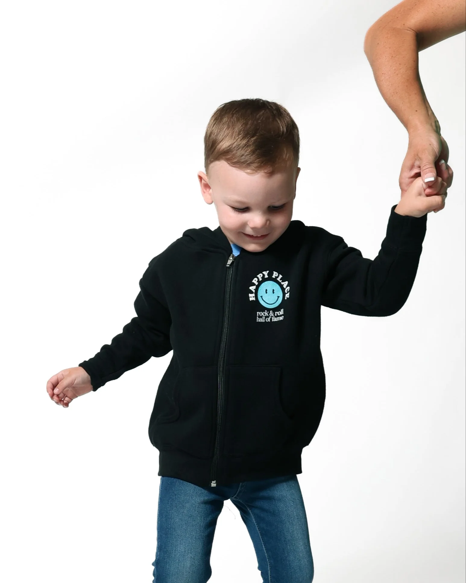 ROCK HALL HAPPY PLACE TODDLER ZIP-UP HOODIE - Image 5
