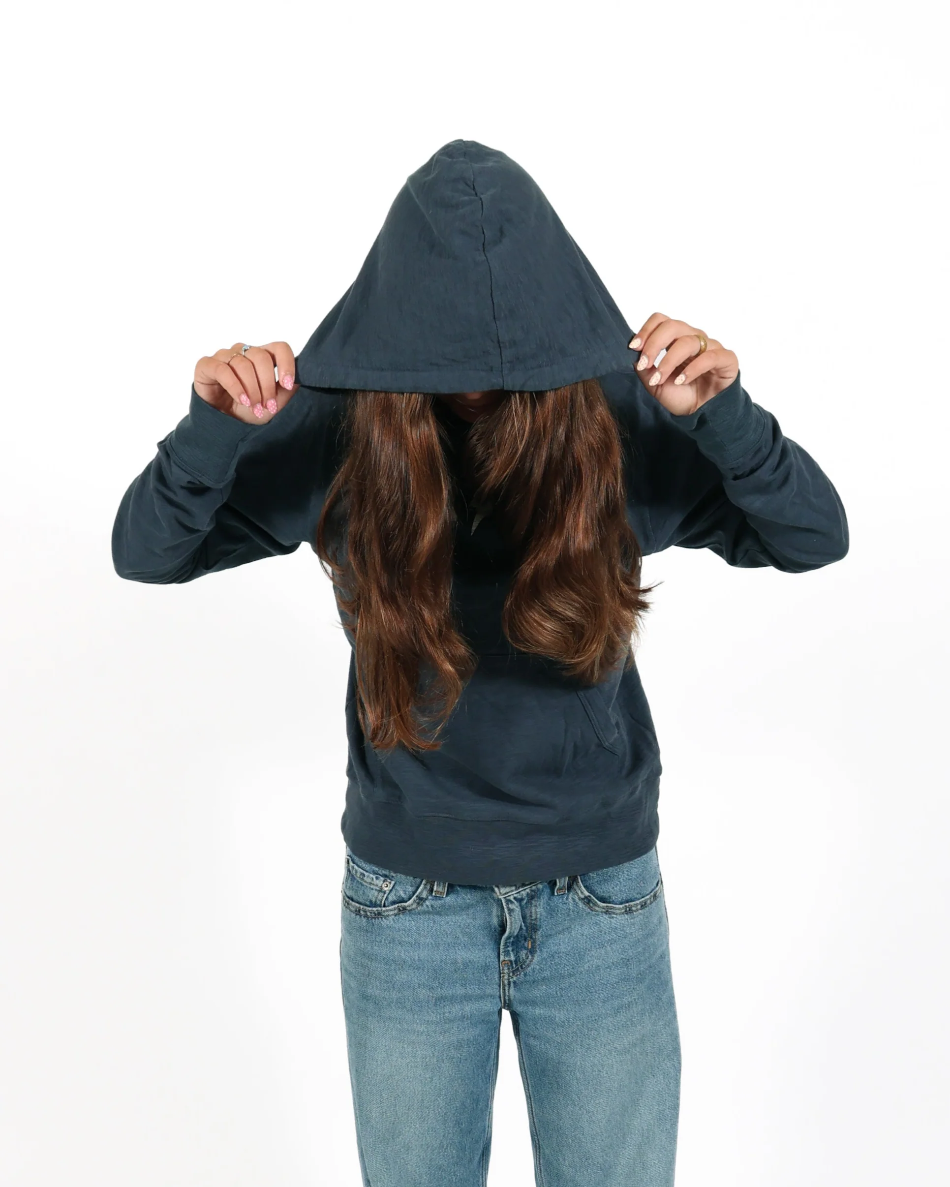 ROCK HALL NAVY LIGHTNING LOGO PULLOVER HOODIE - Image 4