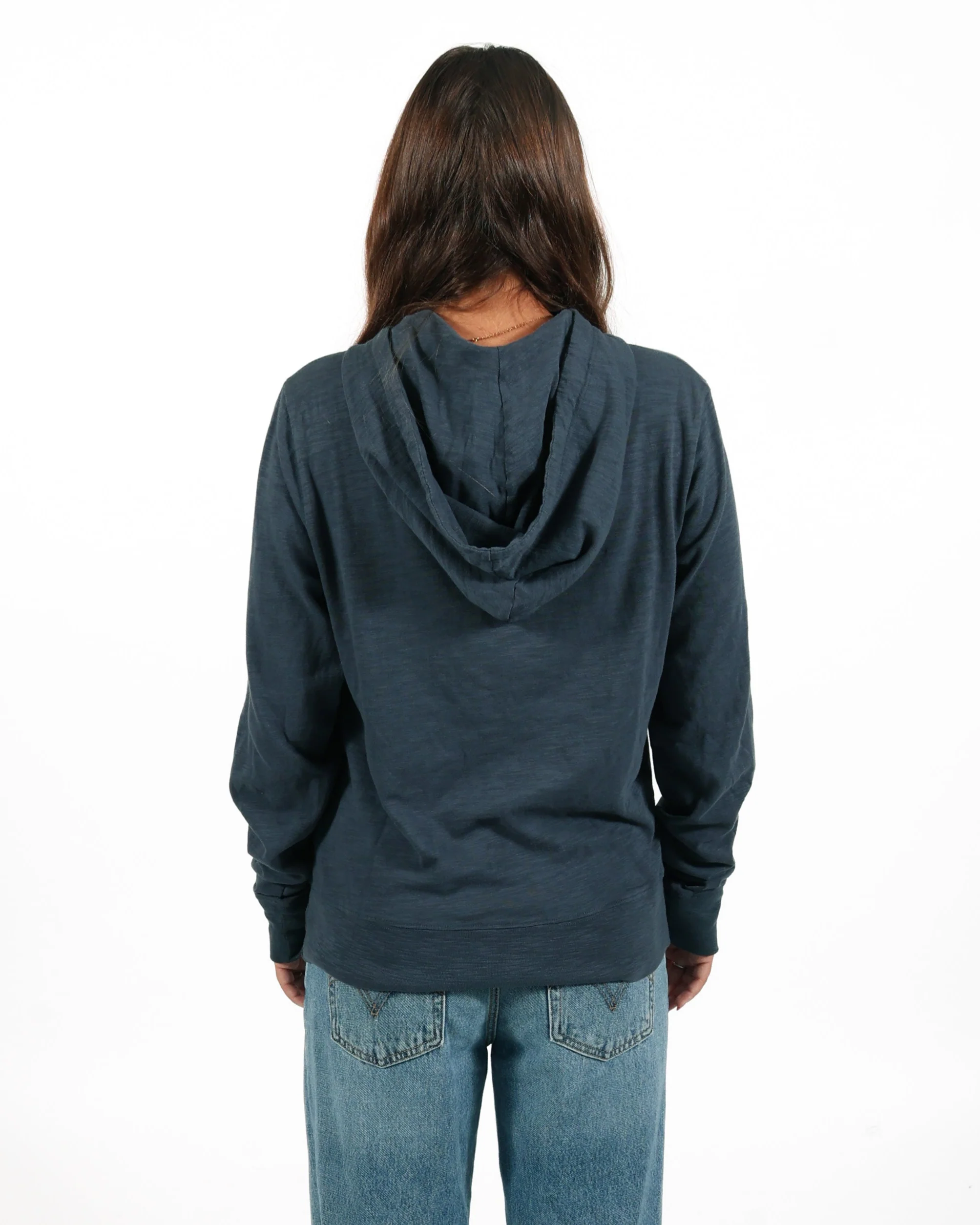 ROCK HALL NAVY LIGHTNING LOGO PULLOVER HOODIE - Image 5