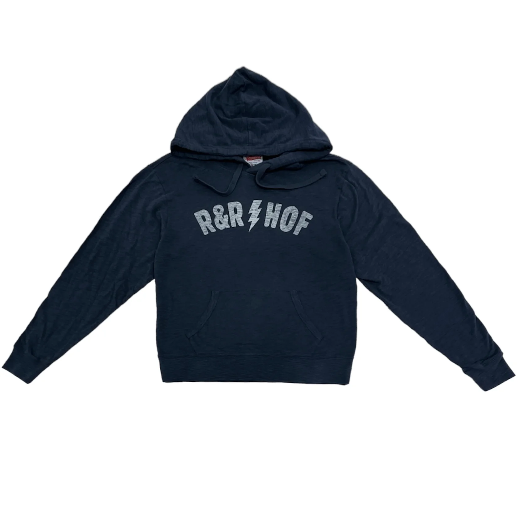 ROCK HALL NAVY LIGHTNING LOGO PULLOVER HOODIE - Image 6