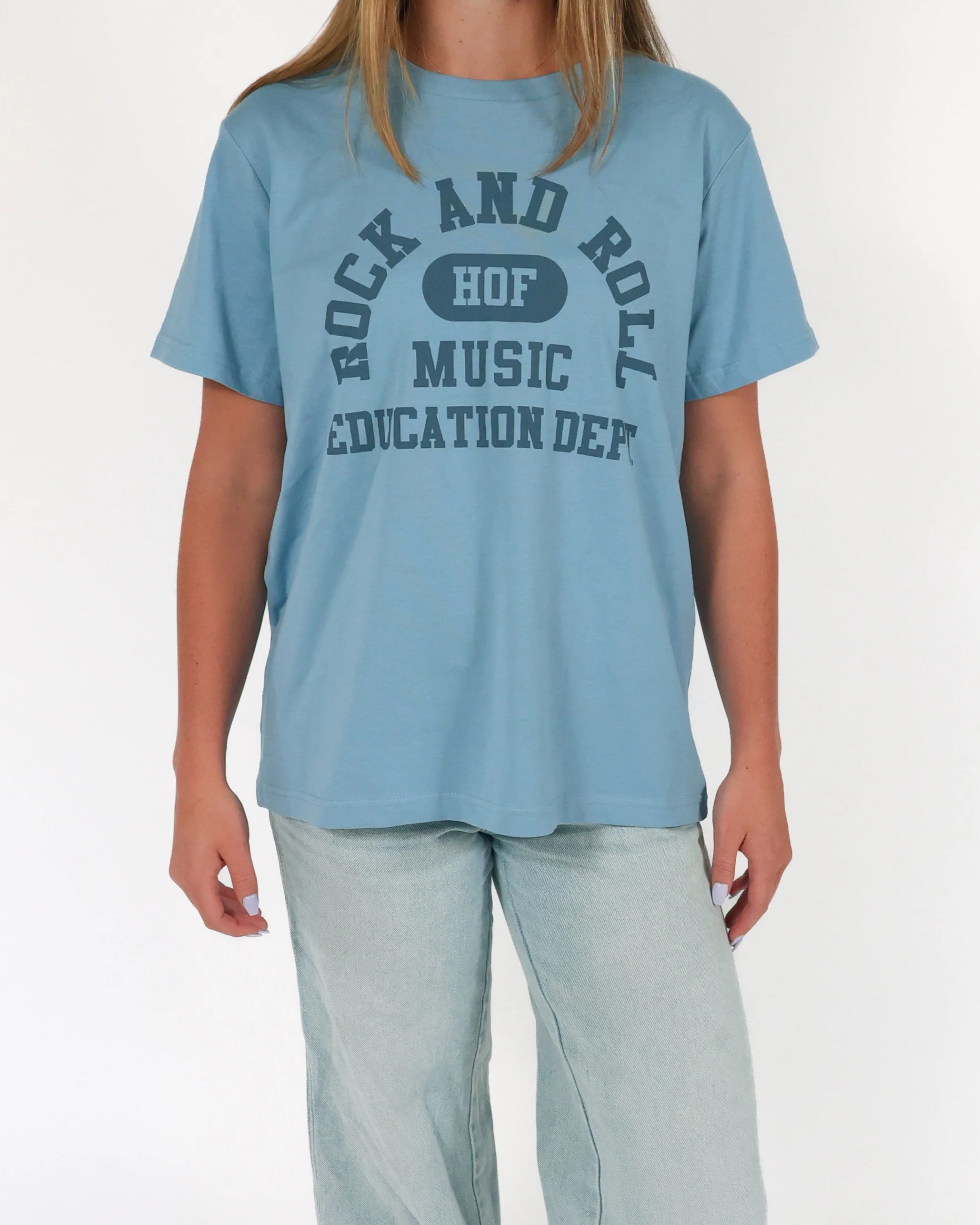 ROCK HALL MUSIC EDUCATION DEPT FITTED T-SHIRT - Image 2