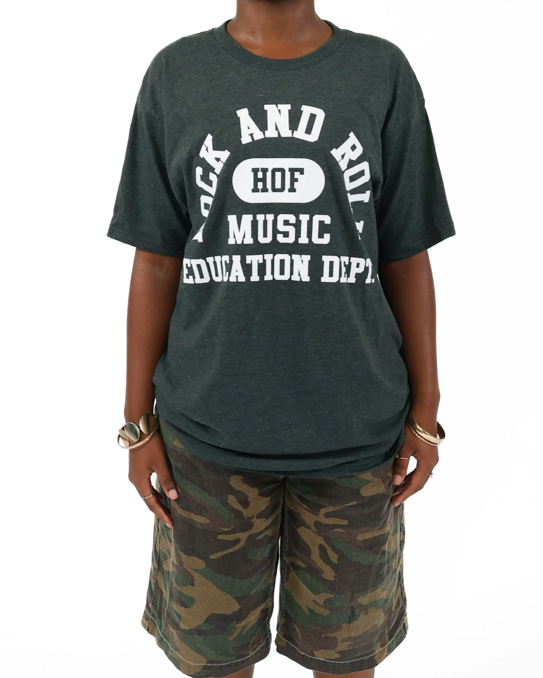 ROCK HALL MUSIC EDUCATION DEPT GREY T-SHIRT - Image 2