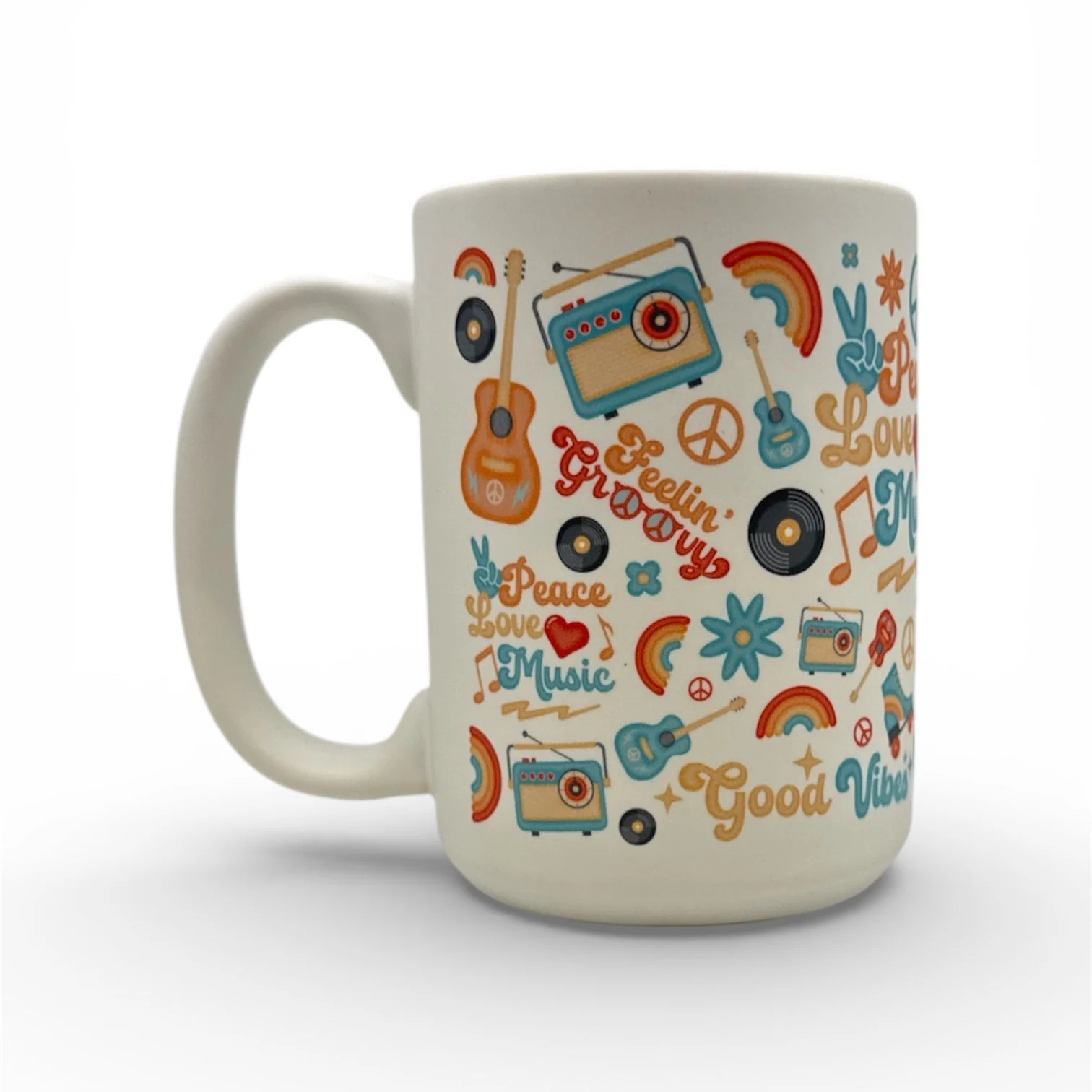 ROCK HALL PEACE LOVE MUG - Image 2