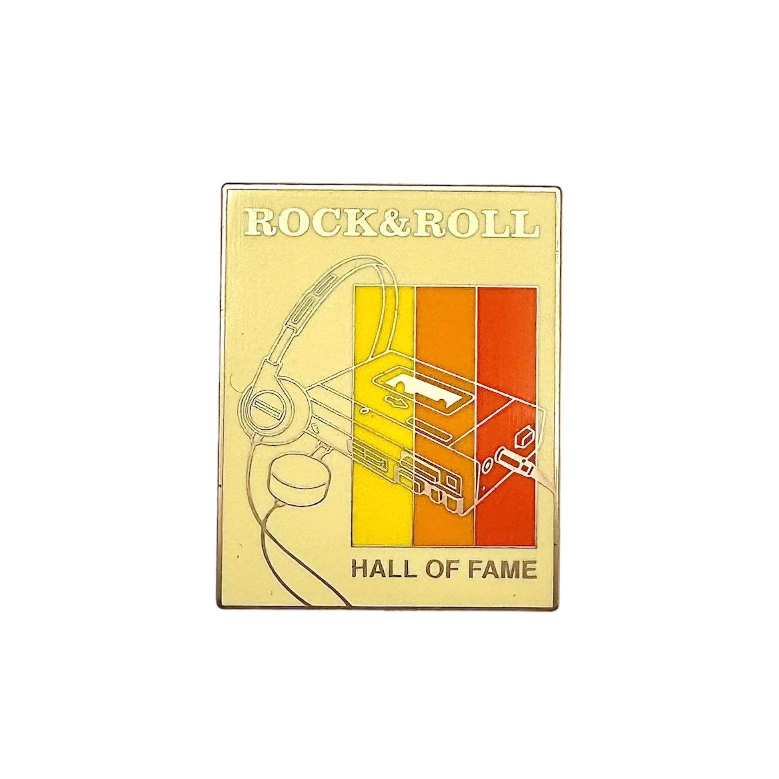 ROCK HALL RETRO CASSETTE PLAYER MAGNET