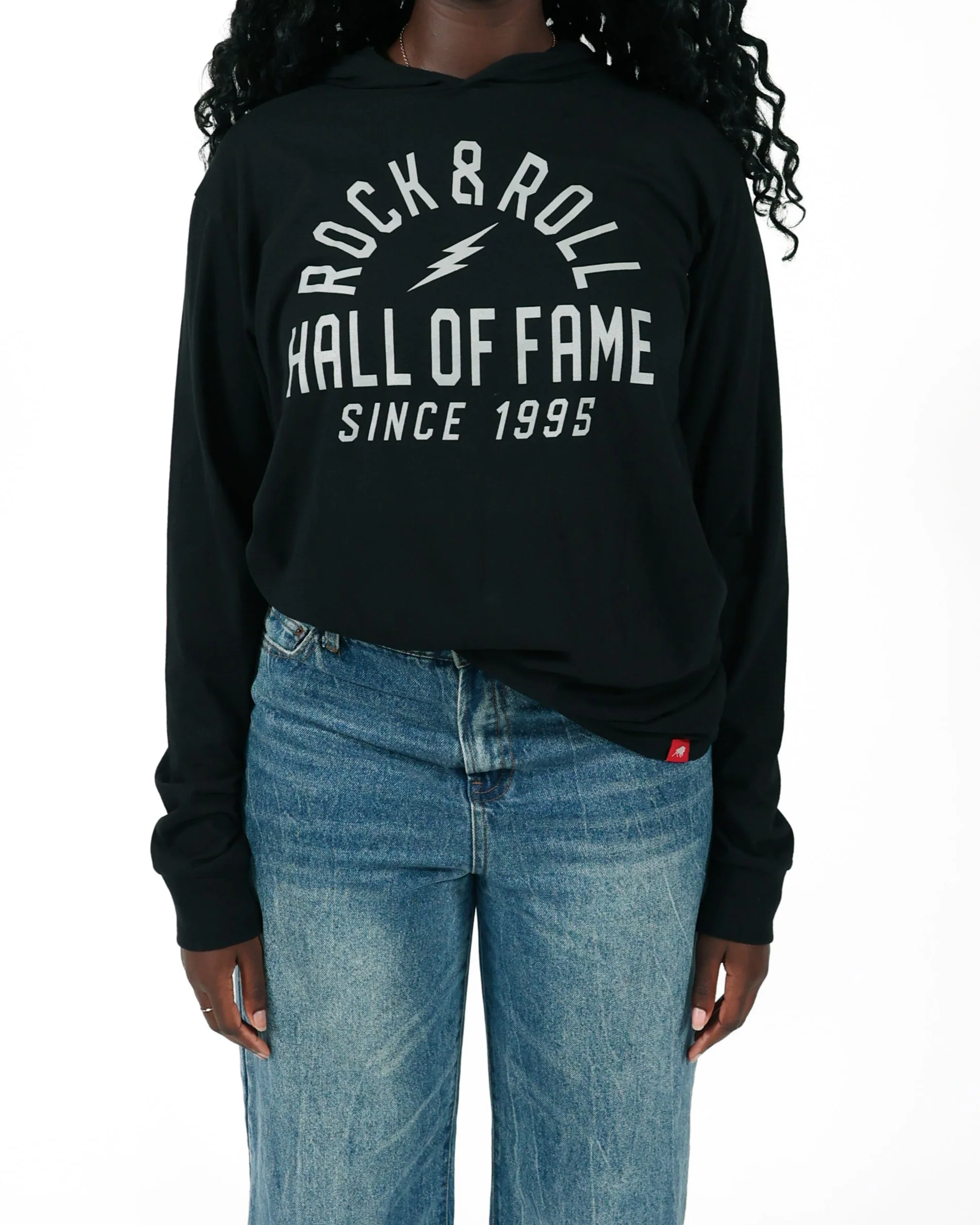 ROCK HALL SINCE 1995 BOLT LIGHTWEIGHT HOODIE - Image 2