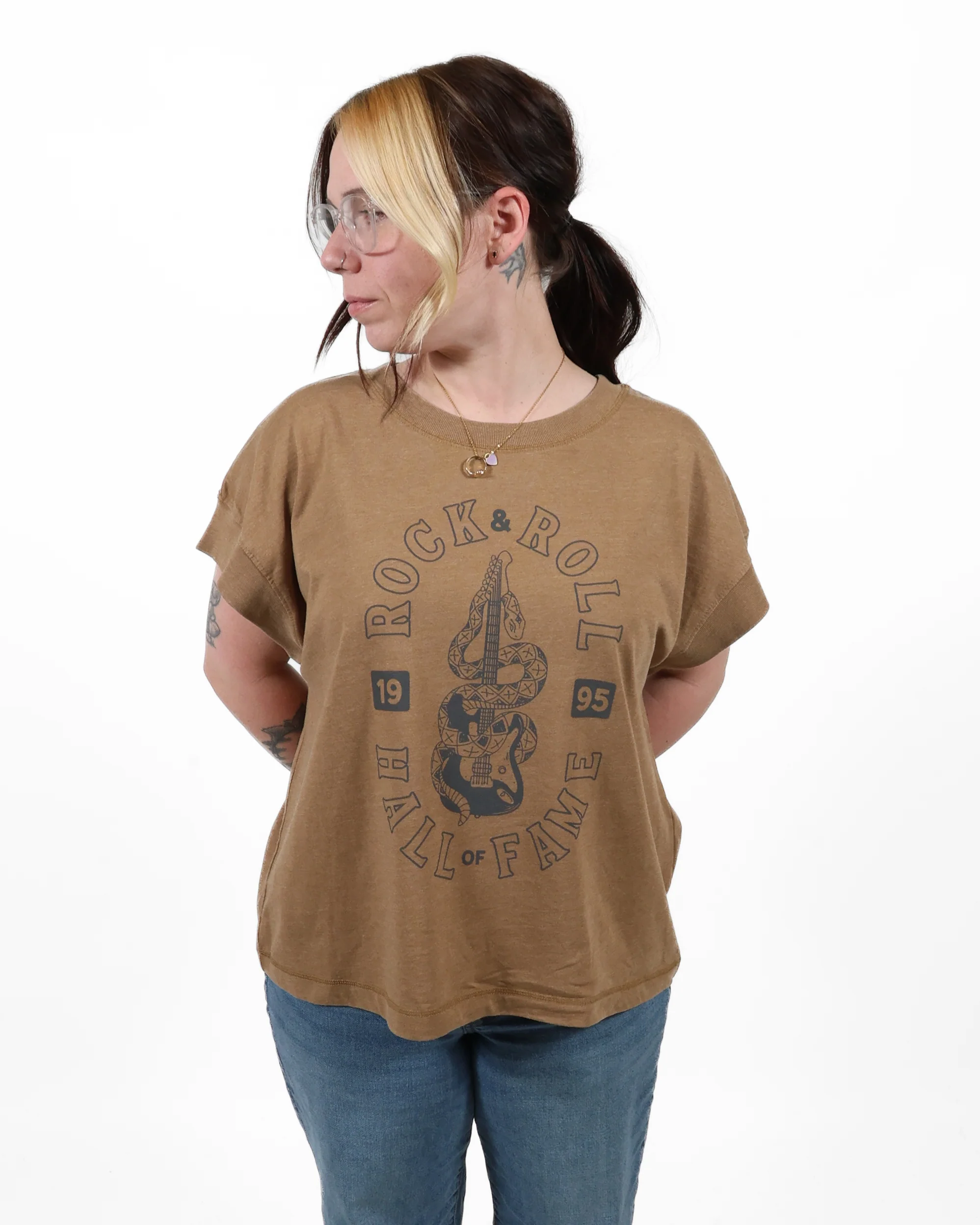 ROCK HALL SNAKE FITTED T-SHIRT - Image 2