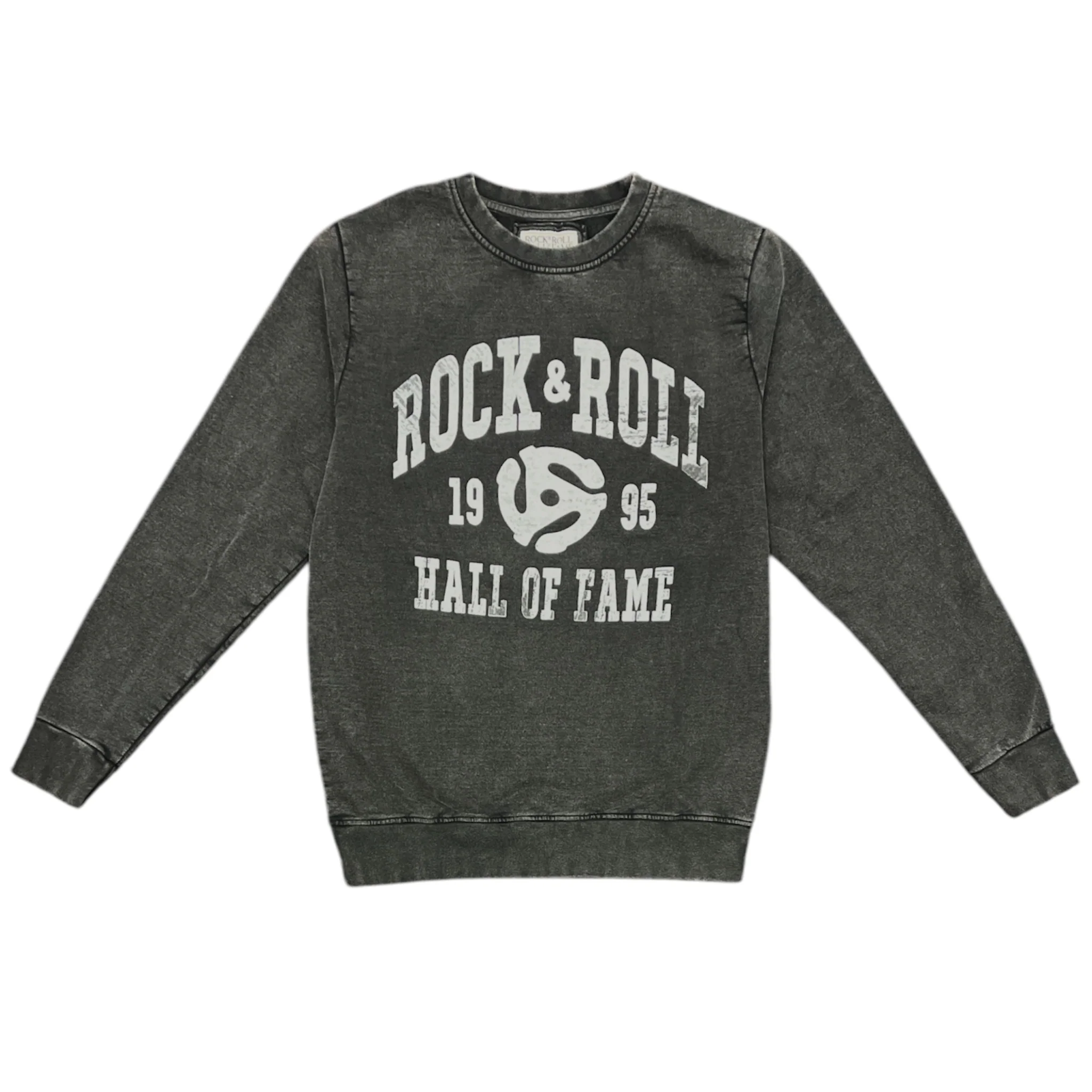 ROCK HALL BLACK SPACER PULLOVER CREW - Image 5