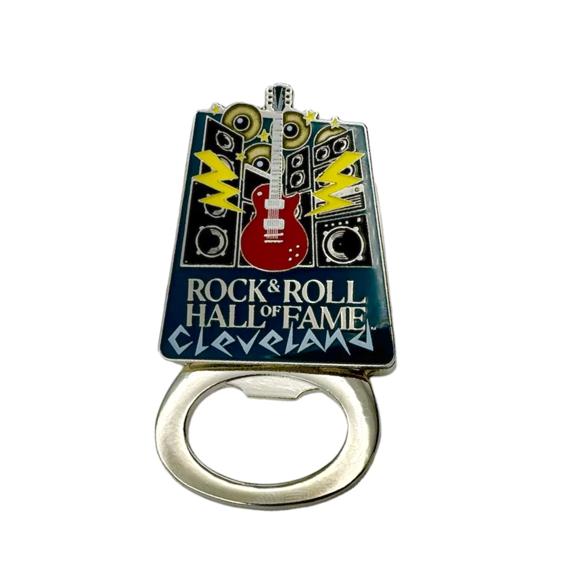 ROCK HALL SPEAKER BOLT BOTTLE OPENER MAGNET CLIP