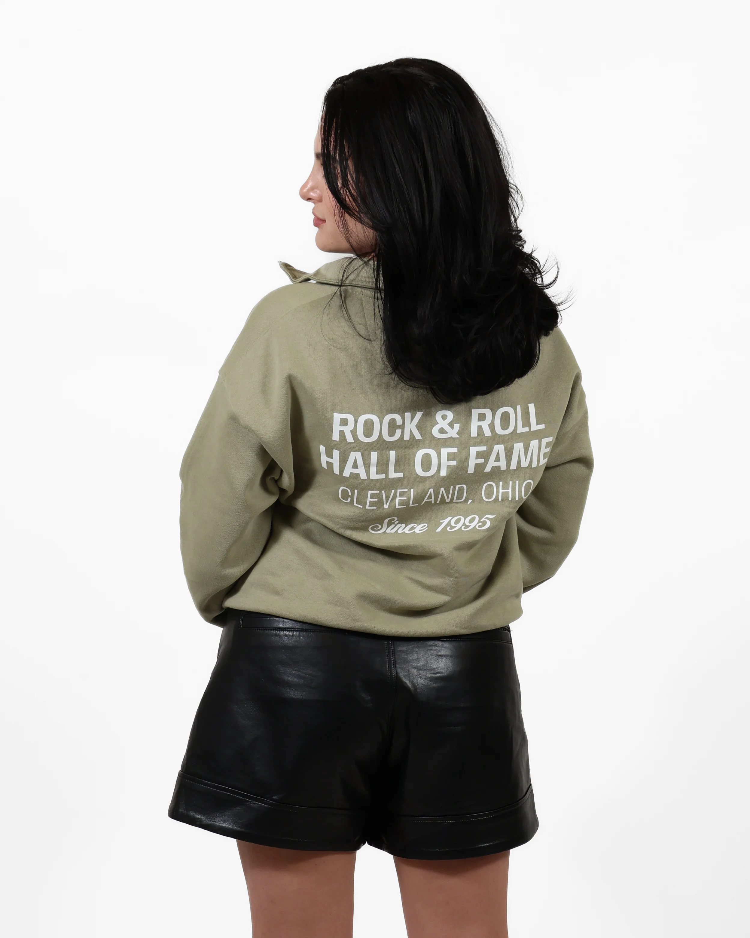 ROCK HALL SUEDE PATCH FITTED QUARTER ZIP - Image 2
