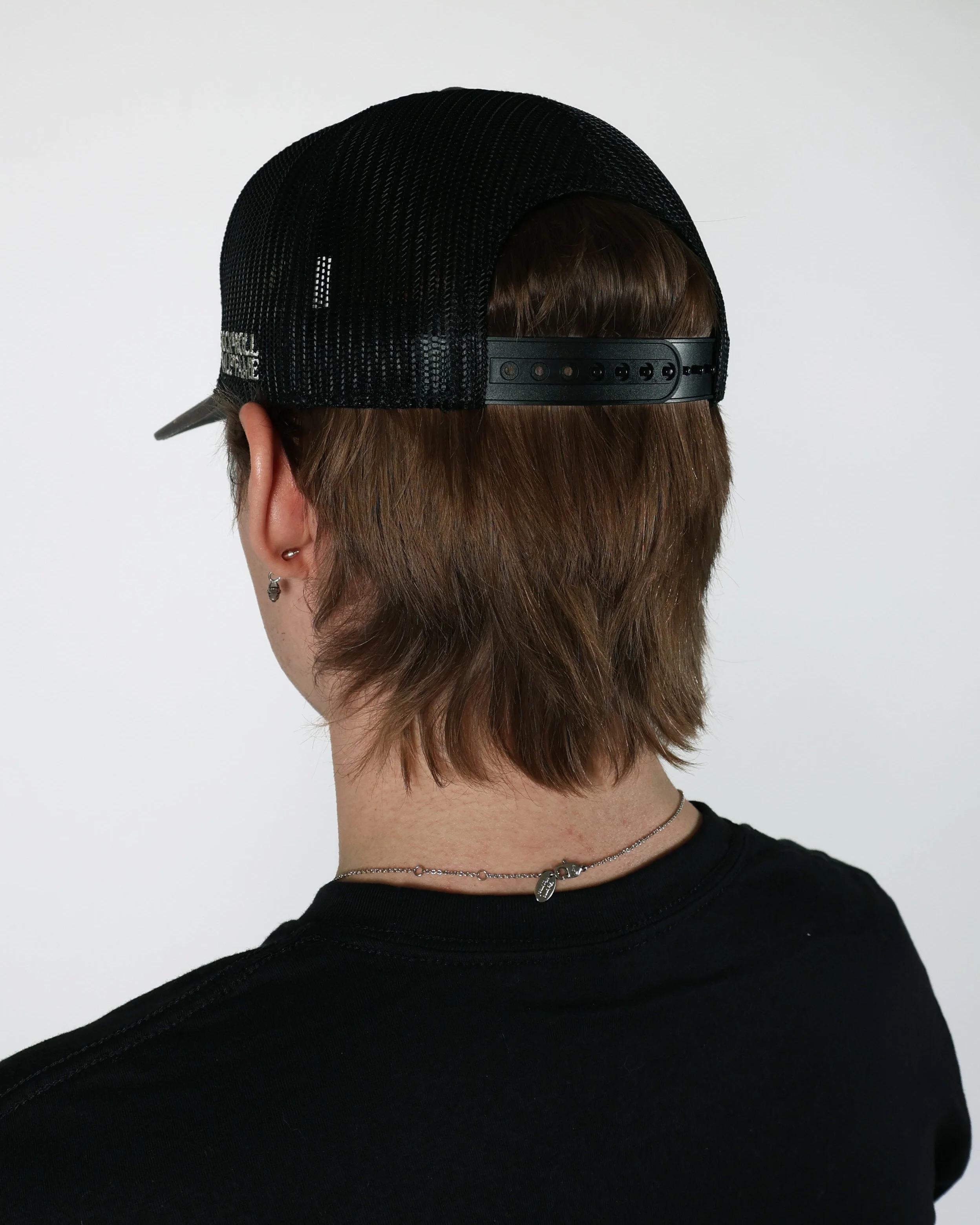 ROCK HALL SUPPORT LIVE MUSIC SCRIPT TRUCKER HAT - Image 3