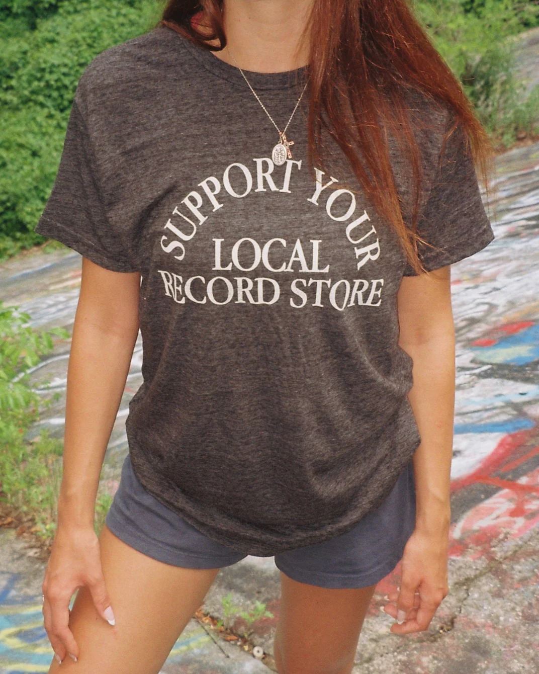 ROCK HALL SUPPORT YOUR LOCAL RECORD STORE T-SHIRT - Image 2