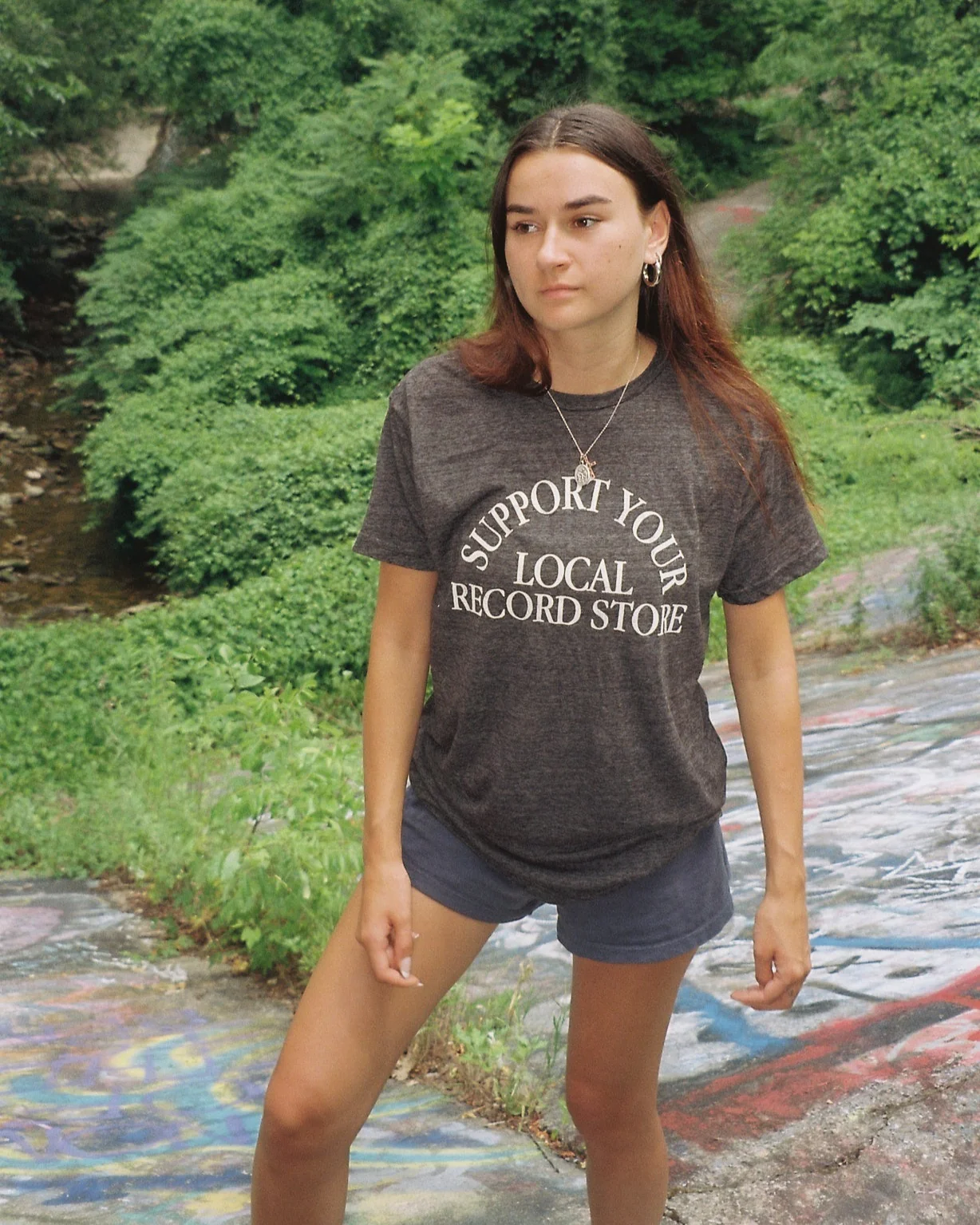 ROCK HALL SUPPORT YOUR LOCAL RECORD STORE T-SHIRT - Image 3