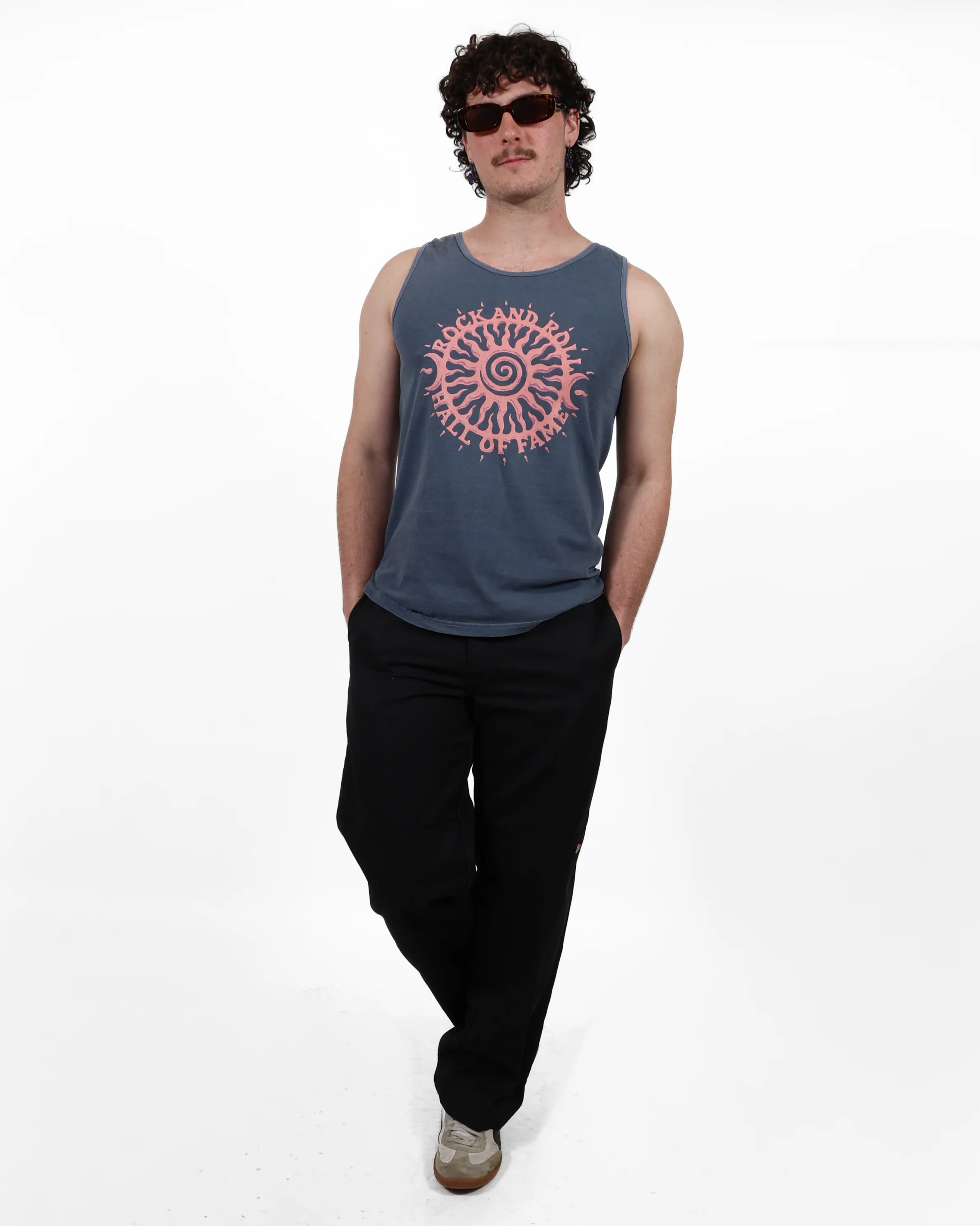 ROCK HALL TRIBAL SPIRAL UNISEX TANK - Image 2