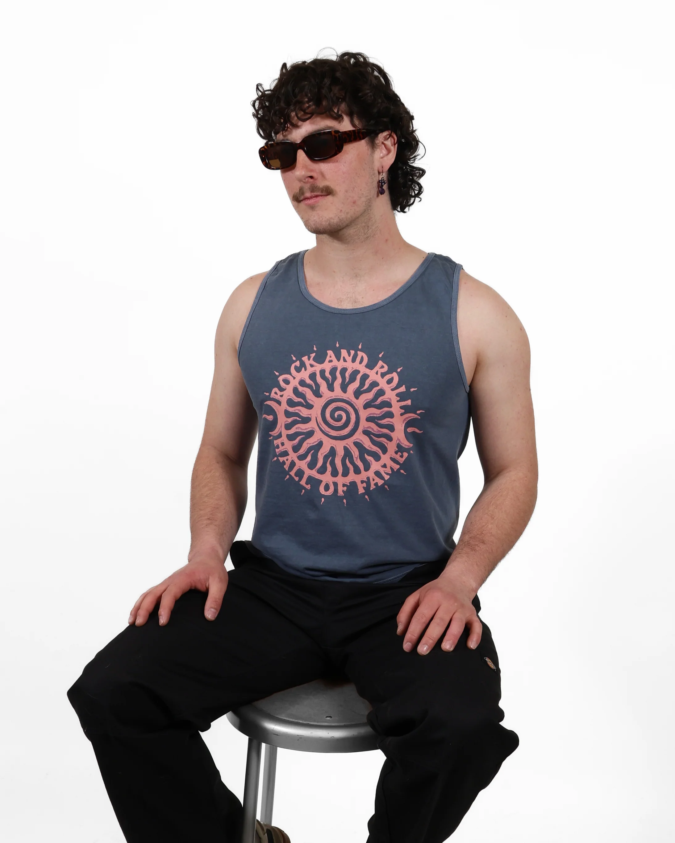 ROCK HALL TRIBAL SPIRAL UNISEX TANK - Image 4