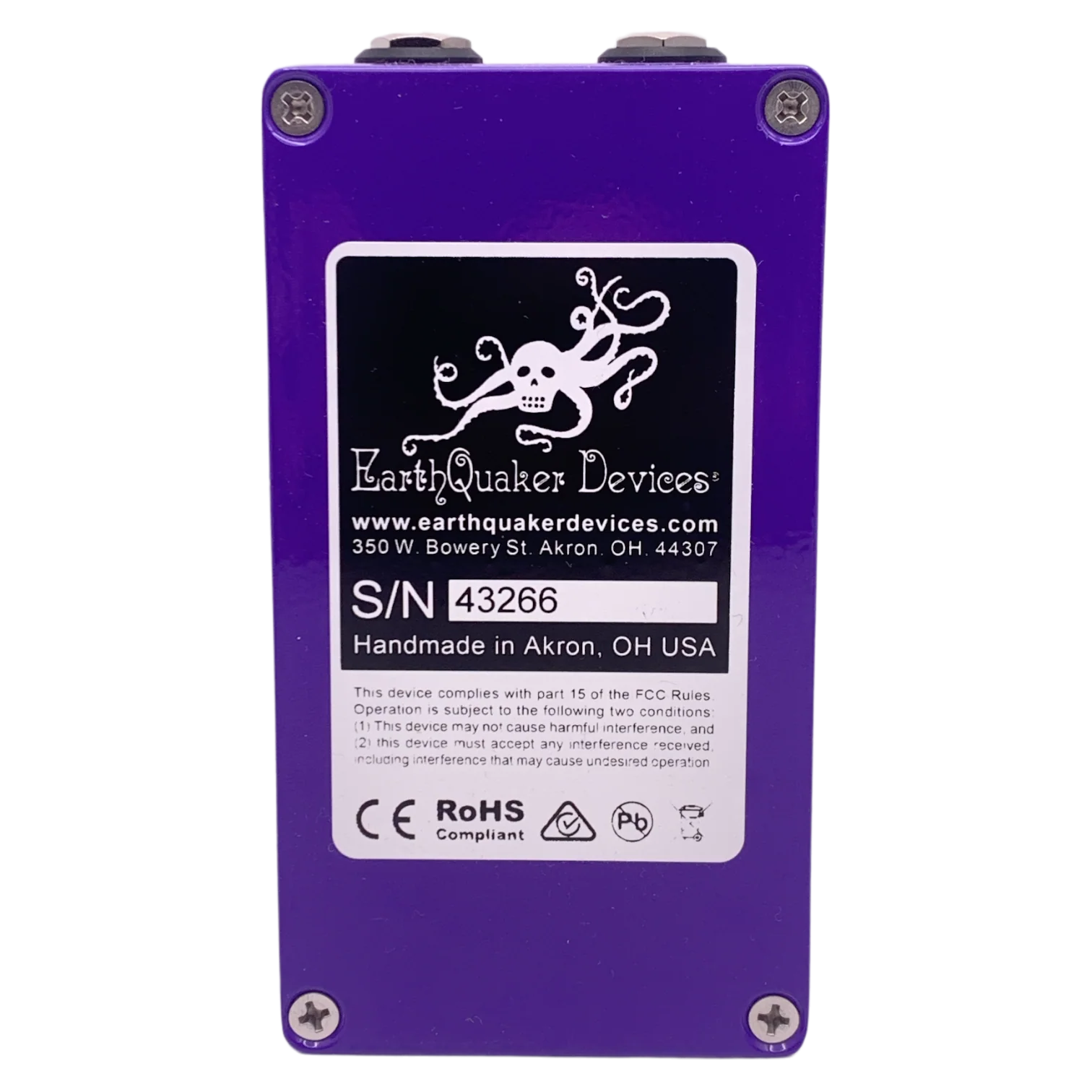 ROCK HALL X EARTHQUAKER DEVICES - LIMITED EDITION PLUMES SMALL SIGNAL SHREDDER PEDAL - Image 4