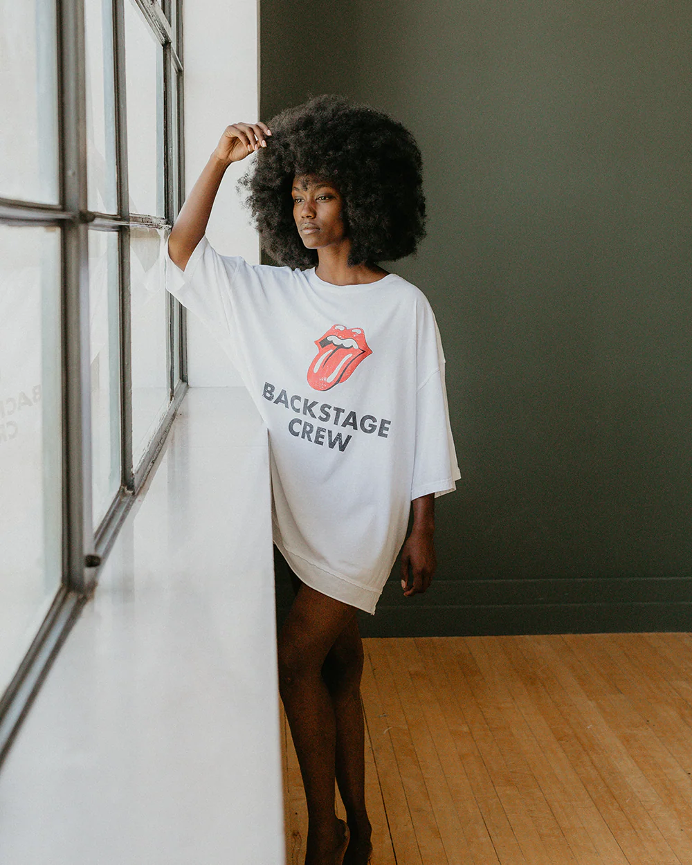 THE ROLLING STONES - BACKSTAGE CREW OVERSIZED T-SHIRT - Image 4