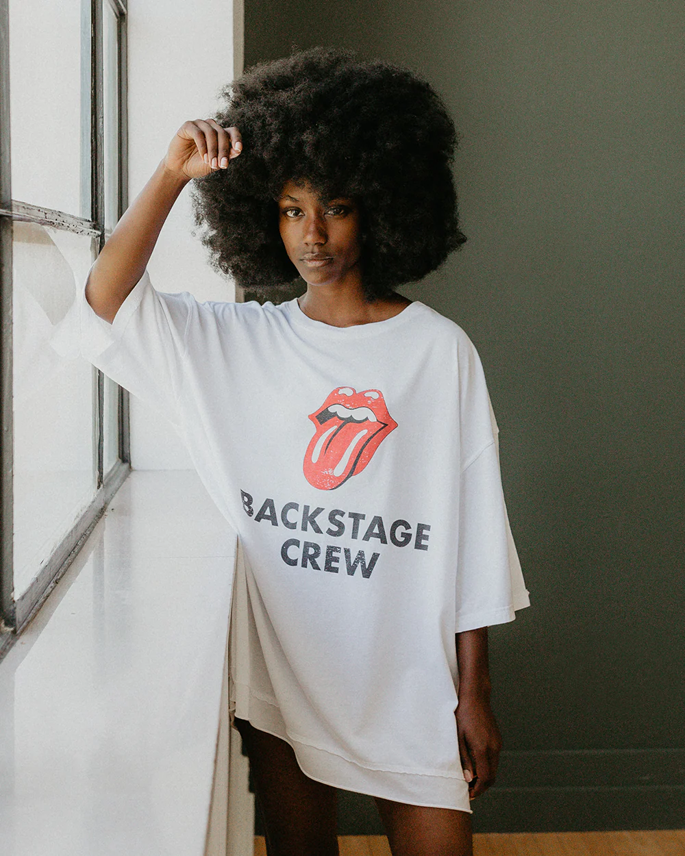THE ROLLING STONES - BACKSTAGE CREW OVERSIZED T-SHIRT - Image 5