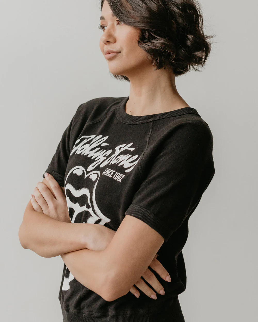 THE ROLLING STONES - BLACK RAGLAN T-SHIRT - Image 3