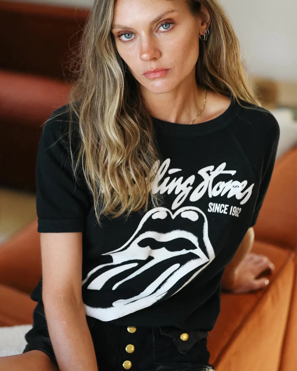 THE ROLLING STONES - BLACK RAGLAN T-SHIRT - Image 5