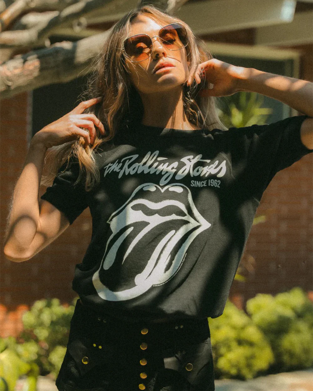 THE ROLLING STONES - BLACK RAGLAN T-SHIRT - Image 6