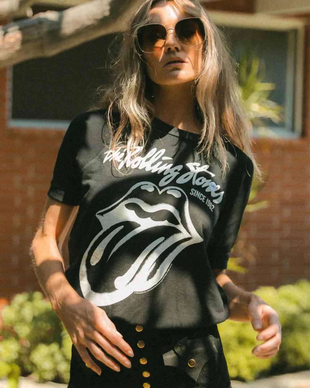 THE ROLLING STONES - BLACK RAGLAN T-SHIRT - Image 7