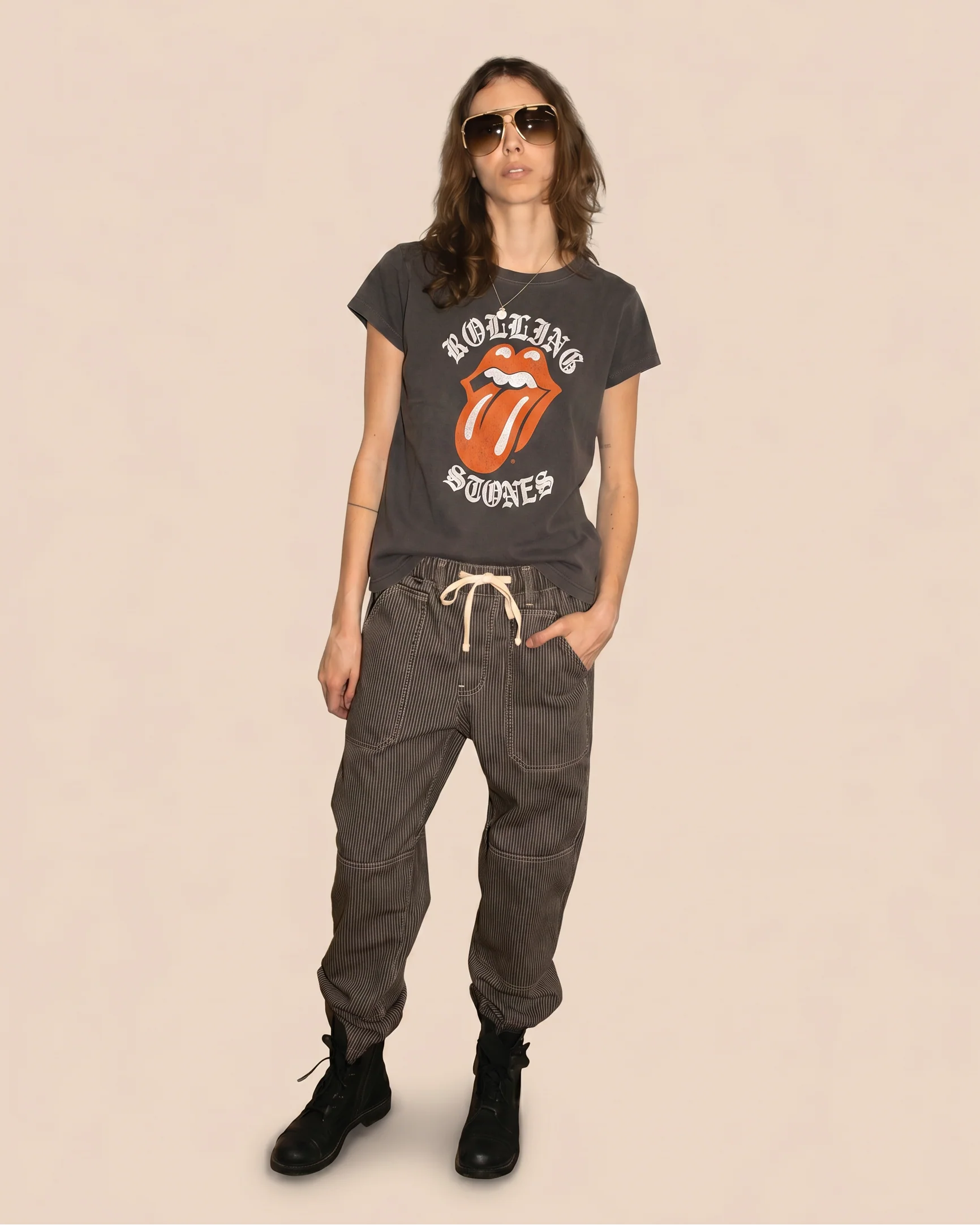 ROLLING STONES - OLD ENGLISH TEE - Image 3