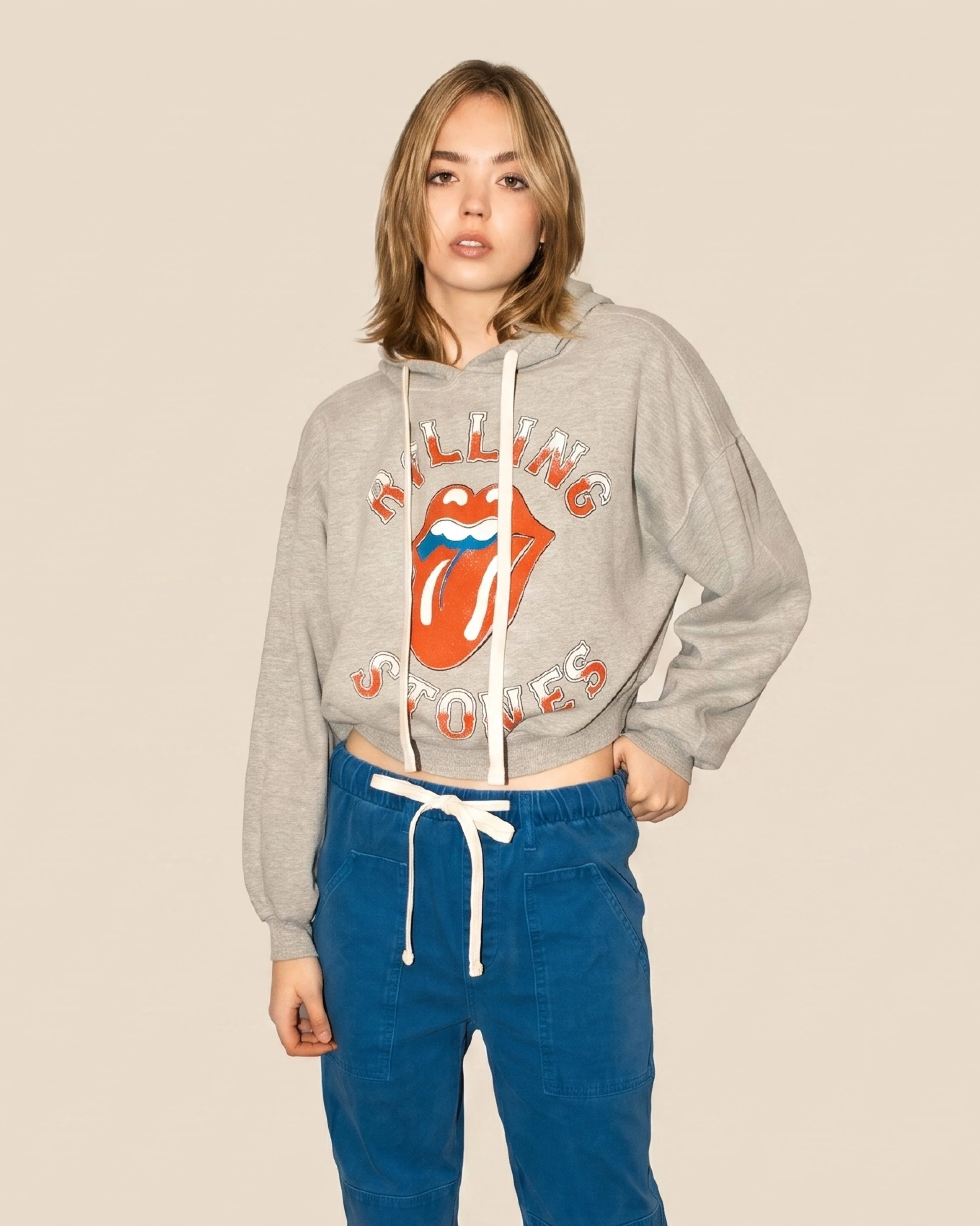 ROLLING STONES - OLD ENGLISH HOODIE