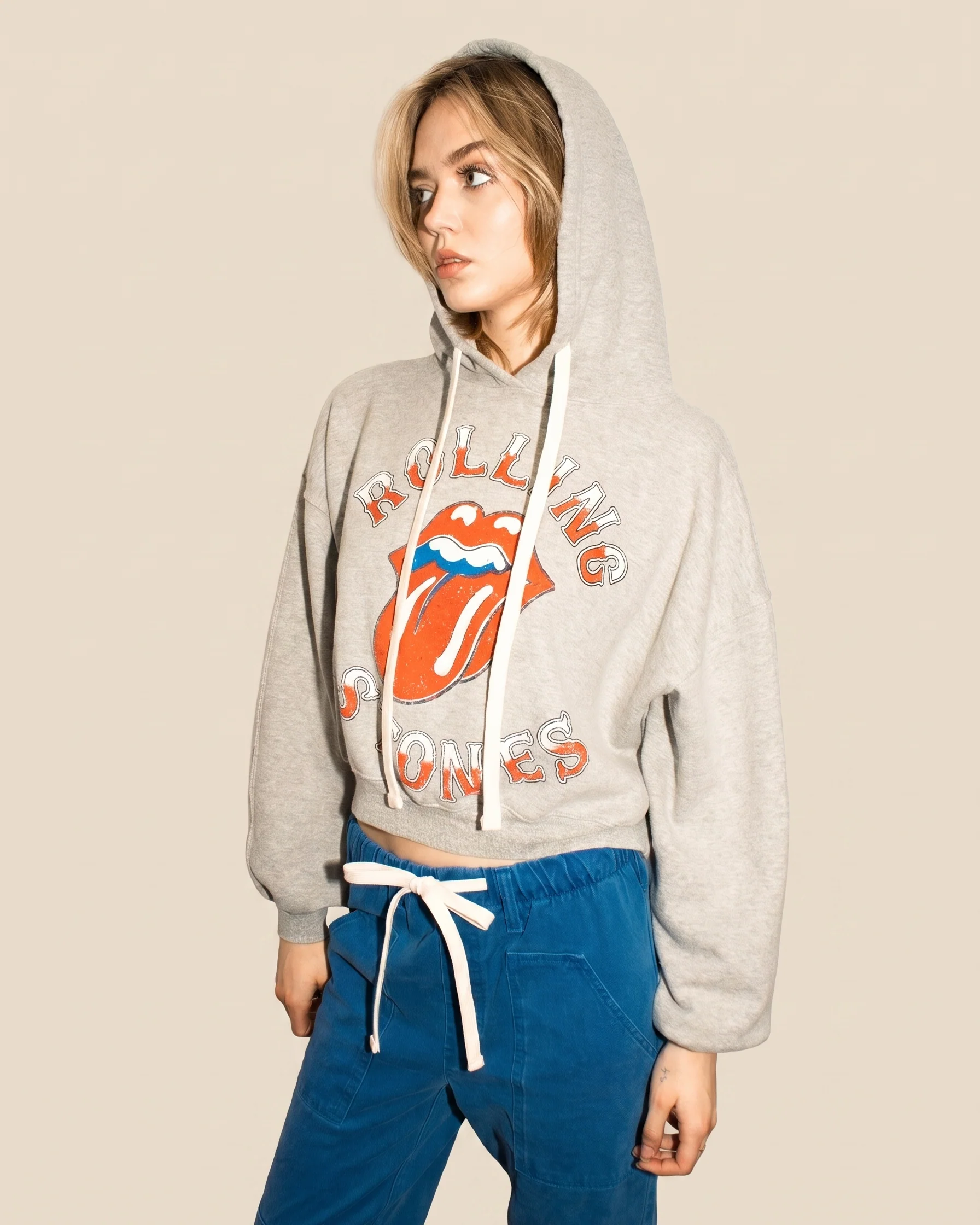 ROLLING STONES - OLD ENGLISH HOODIE - Image 3